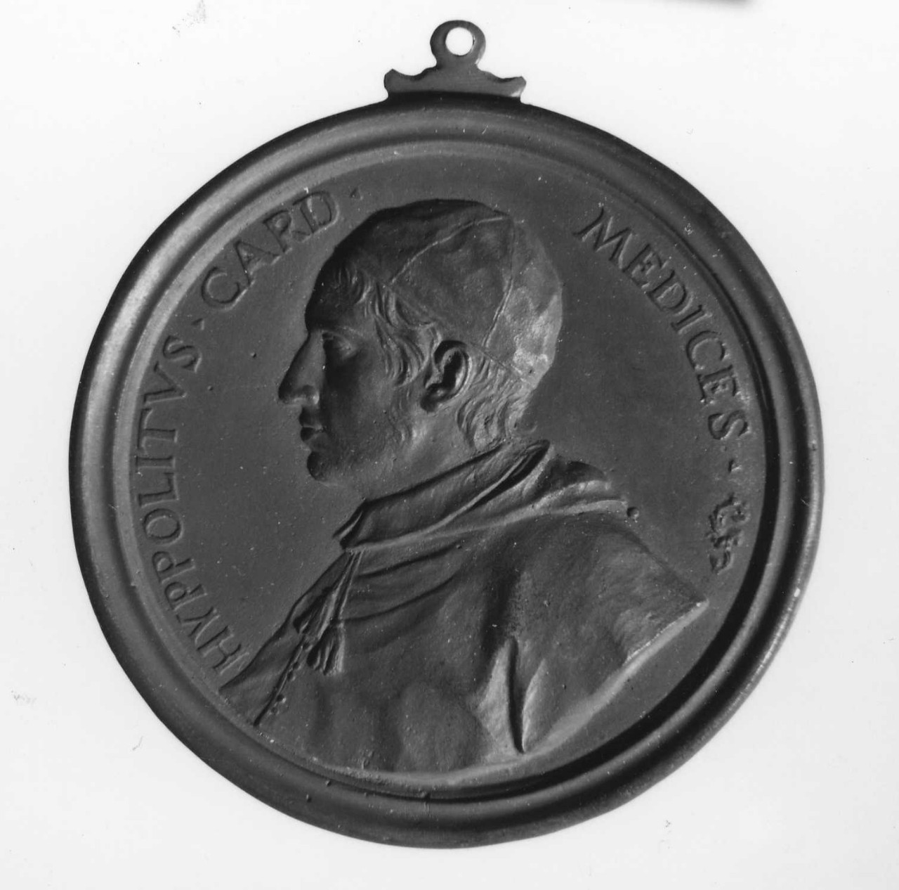 ritratto del cardinale Ippolito de' Medici; cometa con la coda fasciata da un nastro (medaglia) di Selvi Antonio, Vaggelli Bartolomeo (sec. XVIII)