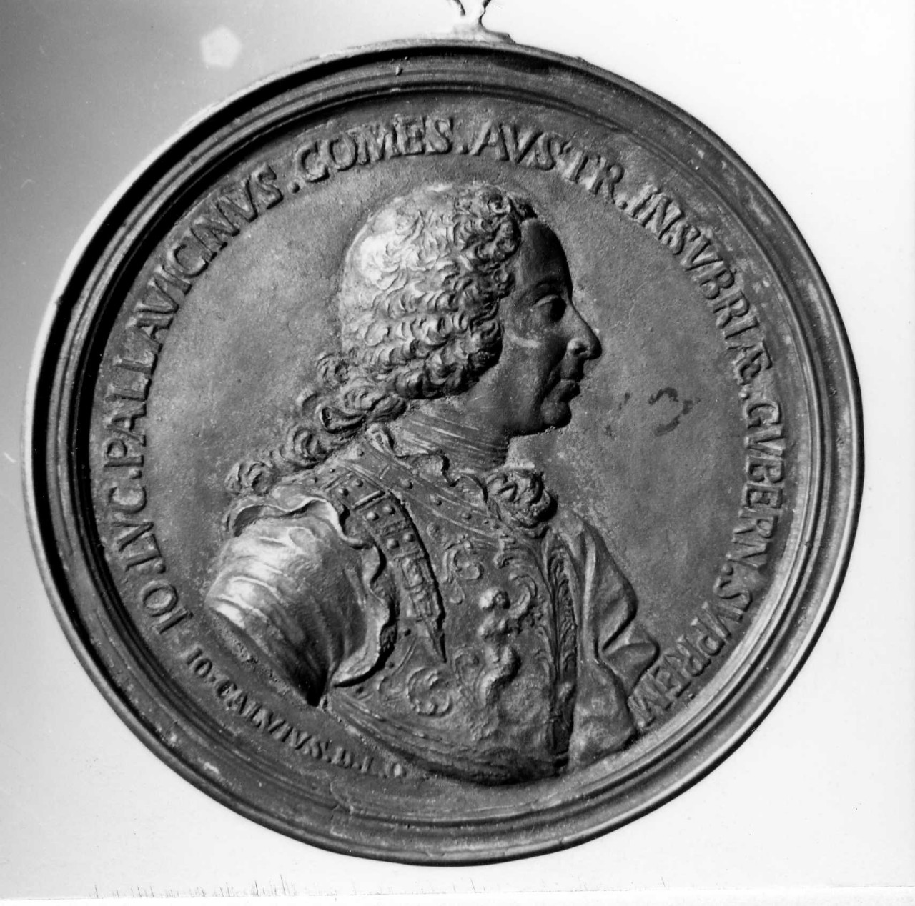 ritratto di Gian Luca Pallavicini; Minerva e Mercurio seduti (medaglia) di Selvi Antonio (sec. XVIII)