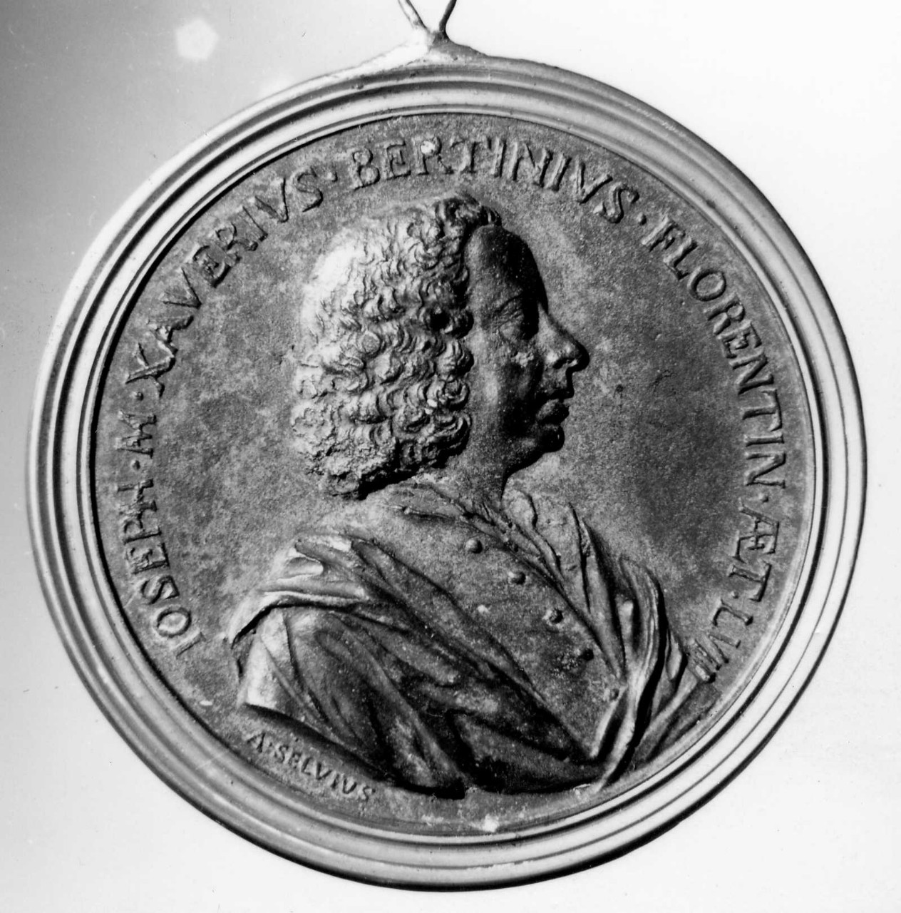 ritratto di Giuseppe Saverio Bertini; Mercurio e Esculapio (medaglia) di Selvi Antonio (sec. XVIII)