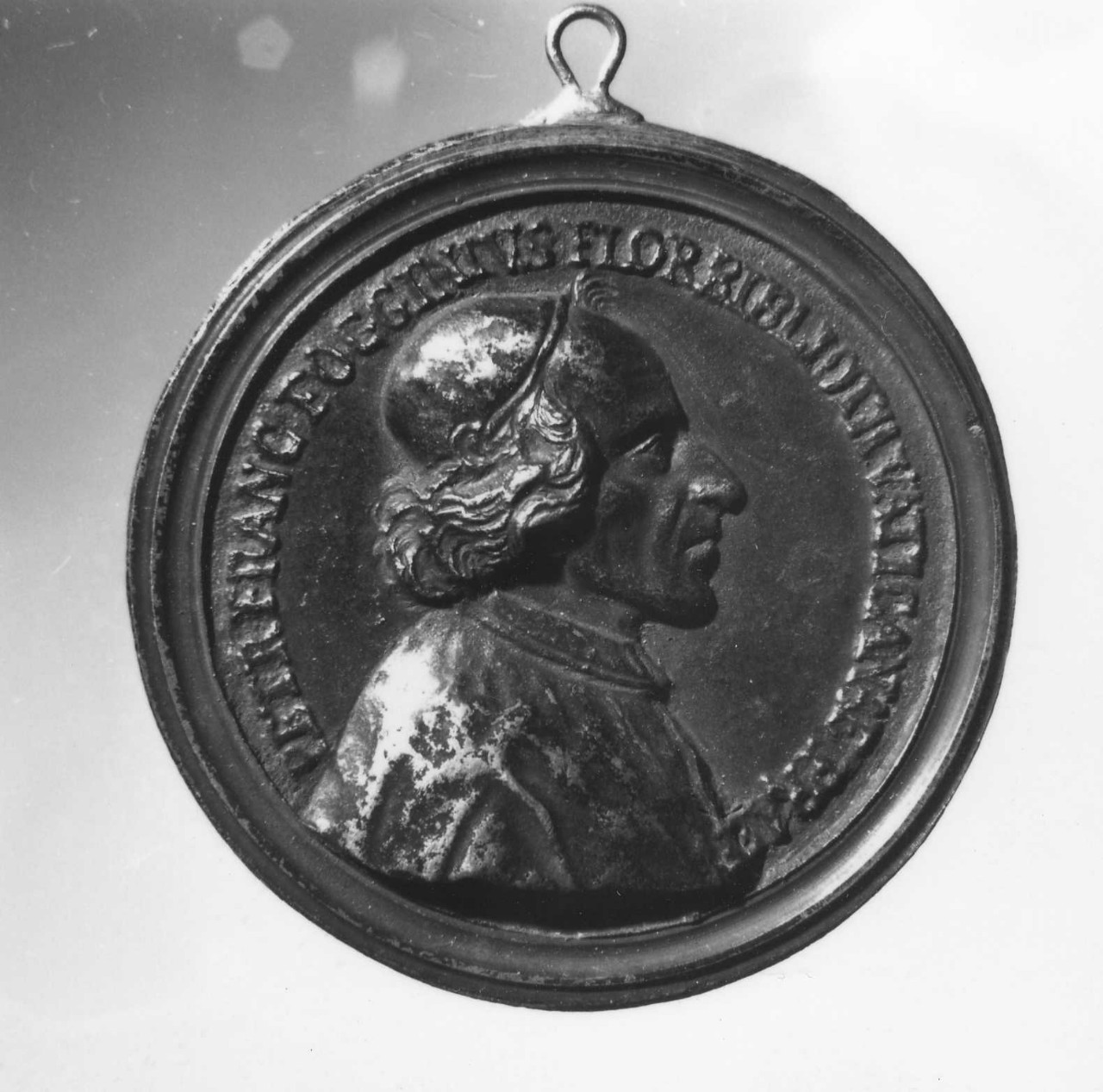 ritratto di Pier Francesco Foggini; figura femminile con una cornucopia e una bilancia (medaglia) di Weber Giovanni Zanobio (sec. XVIII)