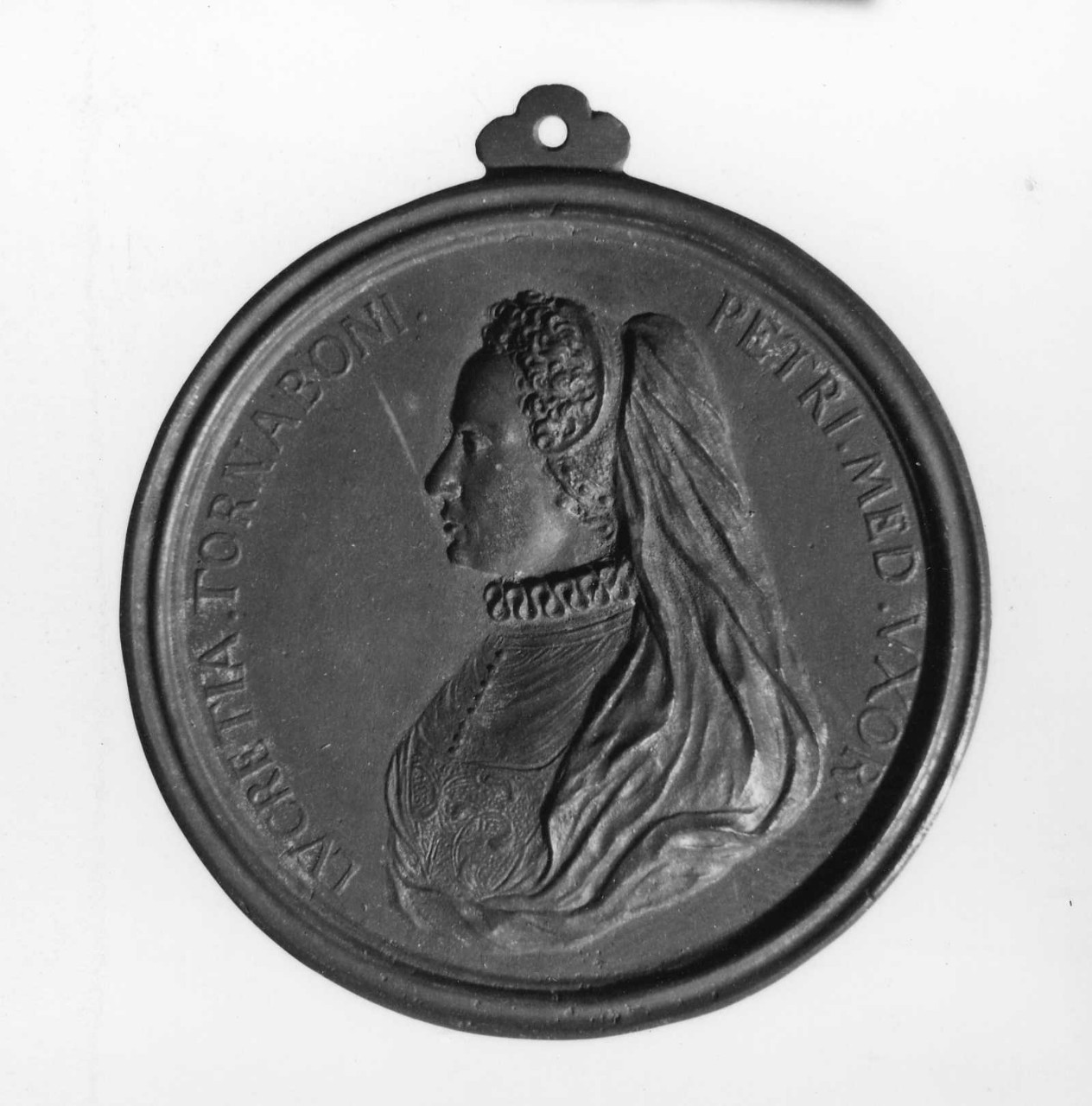 ritratto di Lucrezia Tornabuoni; corona di lauro (medaglia) di Selvi Antonio, Vaggelli Bartolomeo (sec. XVIII)