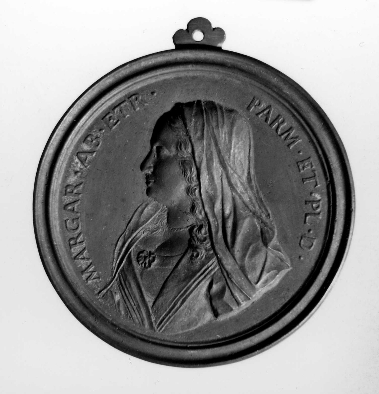 ritratto di Margherita de' Medici; ostrica con una perla in un mare in tem pesta (medaglia) di Selvi Antonio, Vaggelli Bartolomeo (sec. XVIII)