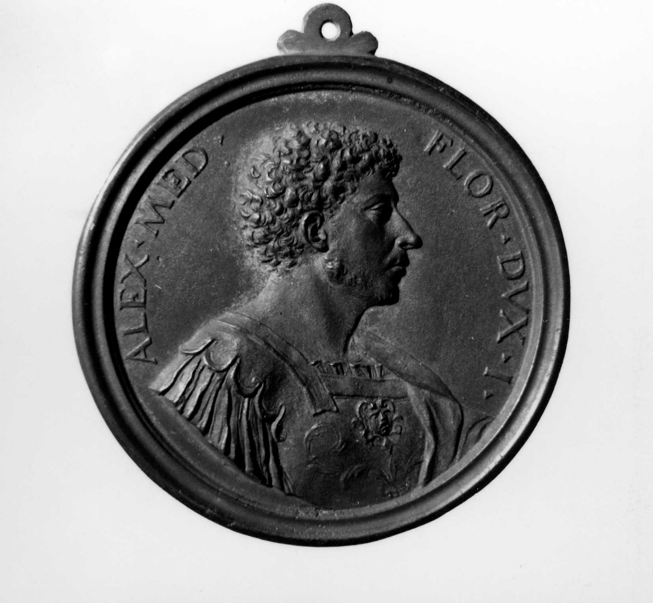 ritratto di Alessandro de' Medici duca di Firenze; rinoceronte (medaglia) di Selvi Antonio, Vaggelli Bartolomeo (sec. XVIII)