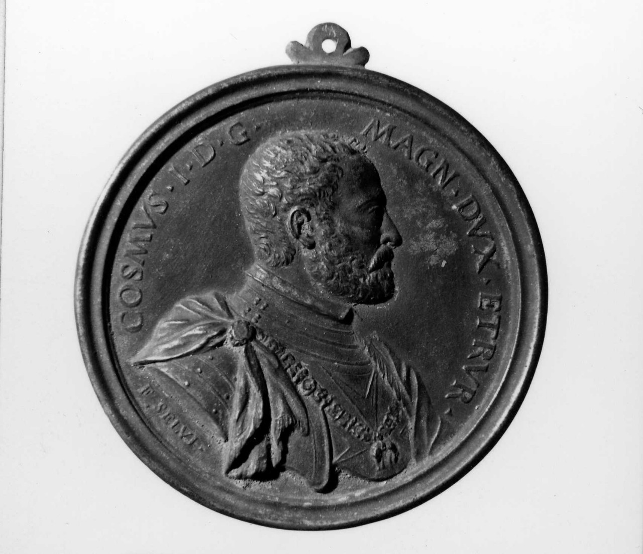 ritratto di Cosimo I de' Medici; capricorno (medaglia) di Selvi Antonio, Vaggelli Bartolomeo (sec. XVIII)