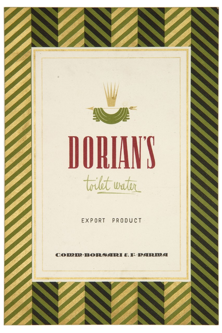 corona, freccia e drappo (locandina) - ambito italiano (sec. XX)