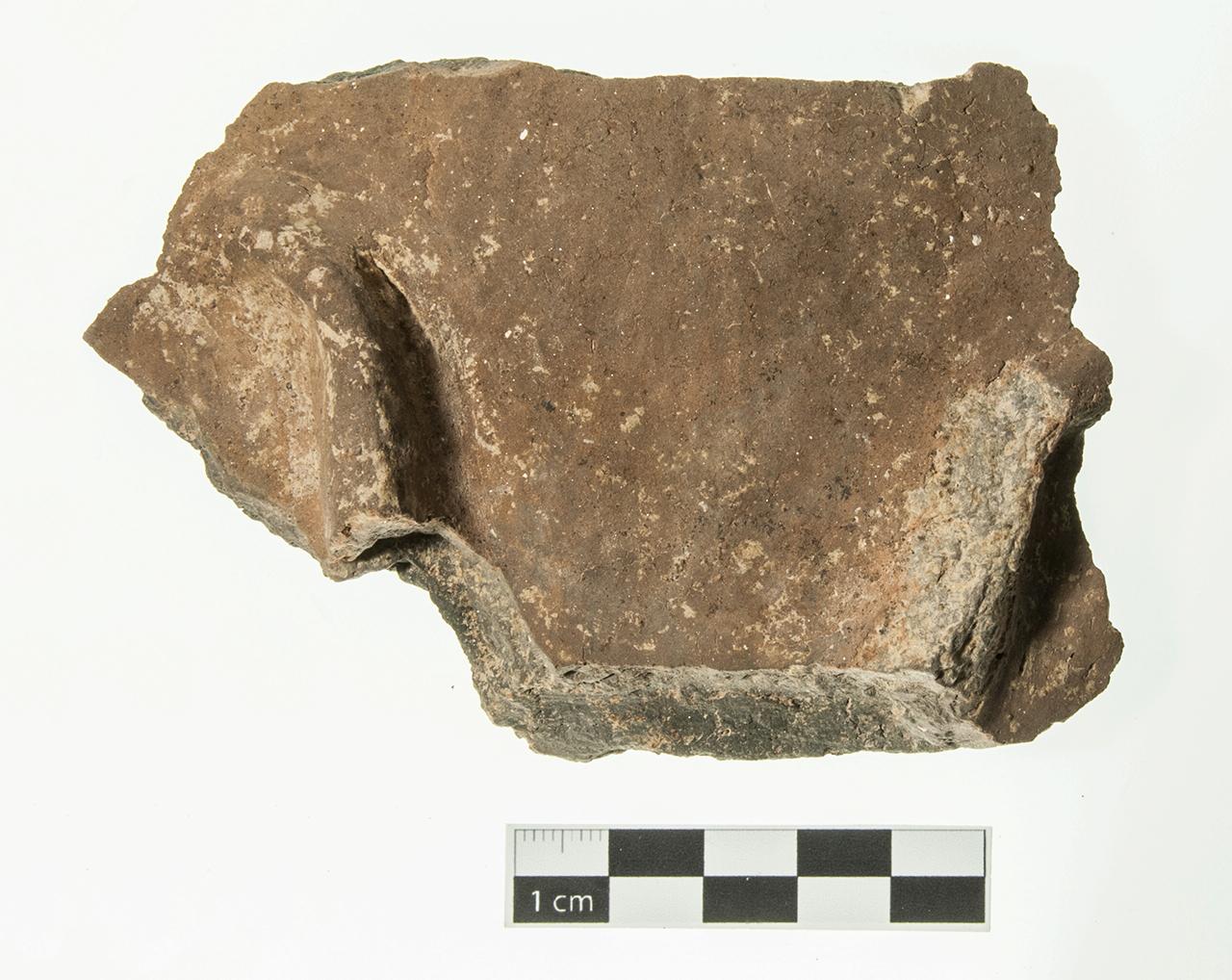 recipiente, frammento con decorazione plastica - Veneti antichi (Età del ferro)