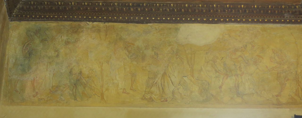 Storie della Passione di Cristo, Salita al Calvario (dipinto, elemento d'insieme) di Aspertini Amico (fine/ inizio secc. XV/ XVI)