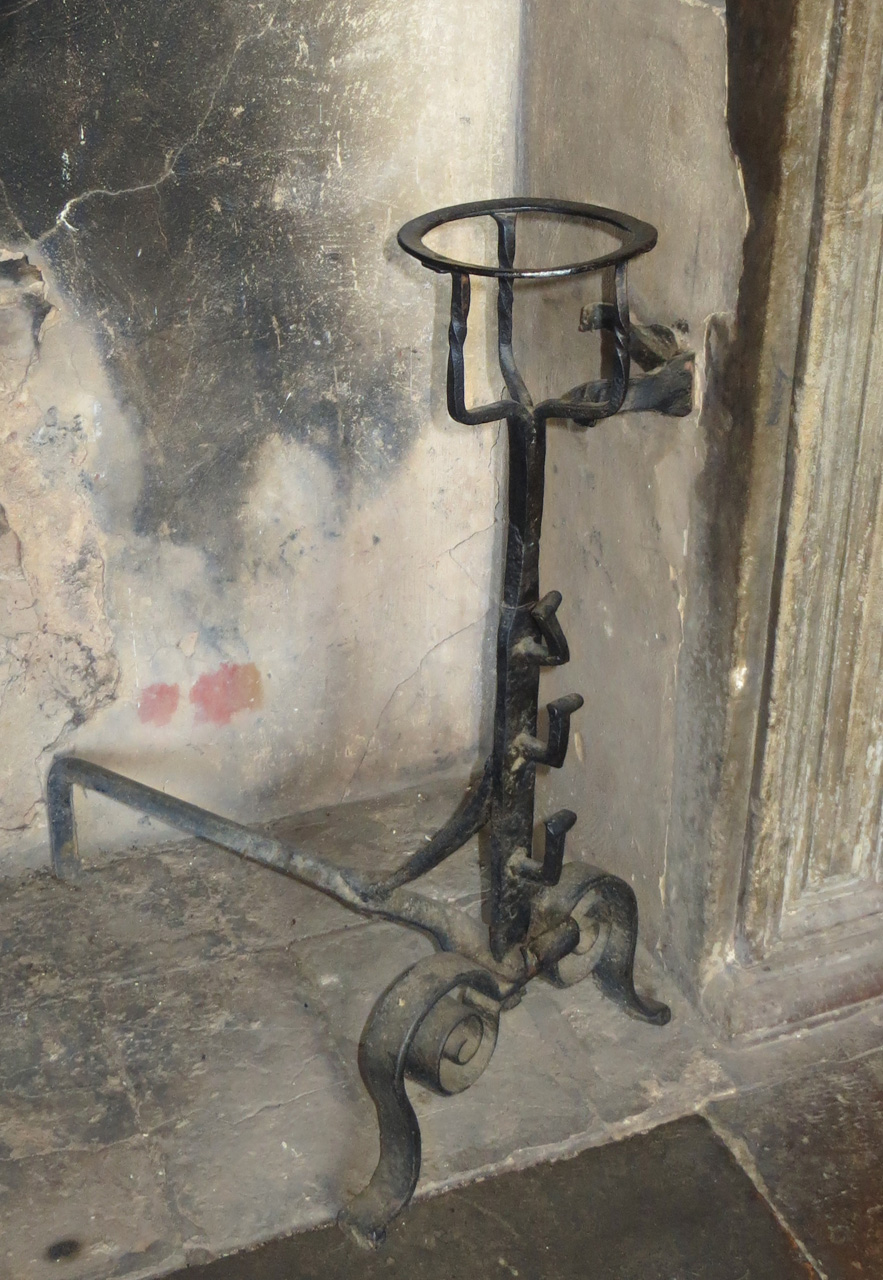 alare, coppia - bottega marchigiana, manifattura tosco-emiliana (sec. XX)