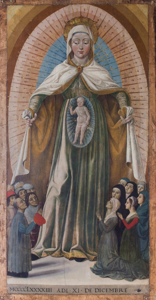 Madonna della Misericordia (dipinto) - ambito romagnolo, ambito emiliano (sec. XV)