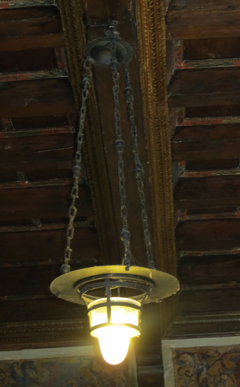 lampadario, coppia - bottega marchigiana, manifattura tosco-emiliana (sec. XX)