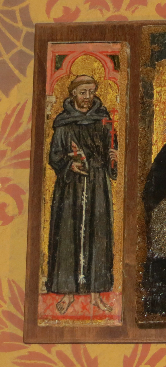 san Francesco d'Assisi (dipinto, elemento d'insieme) - ambito marchigiano (fine/ metà secc. XIV/XV)