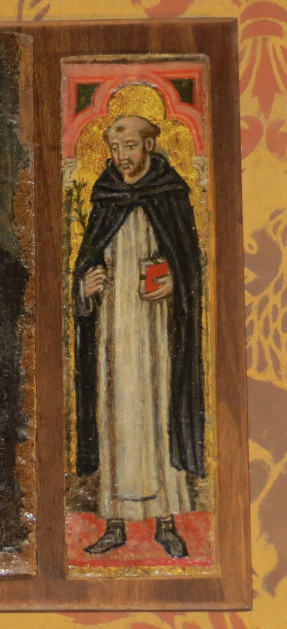 san Domenico (dipinto, elemento d'insieme) - ambito marchigiano (fine/ metà secc. XIV/XV)