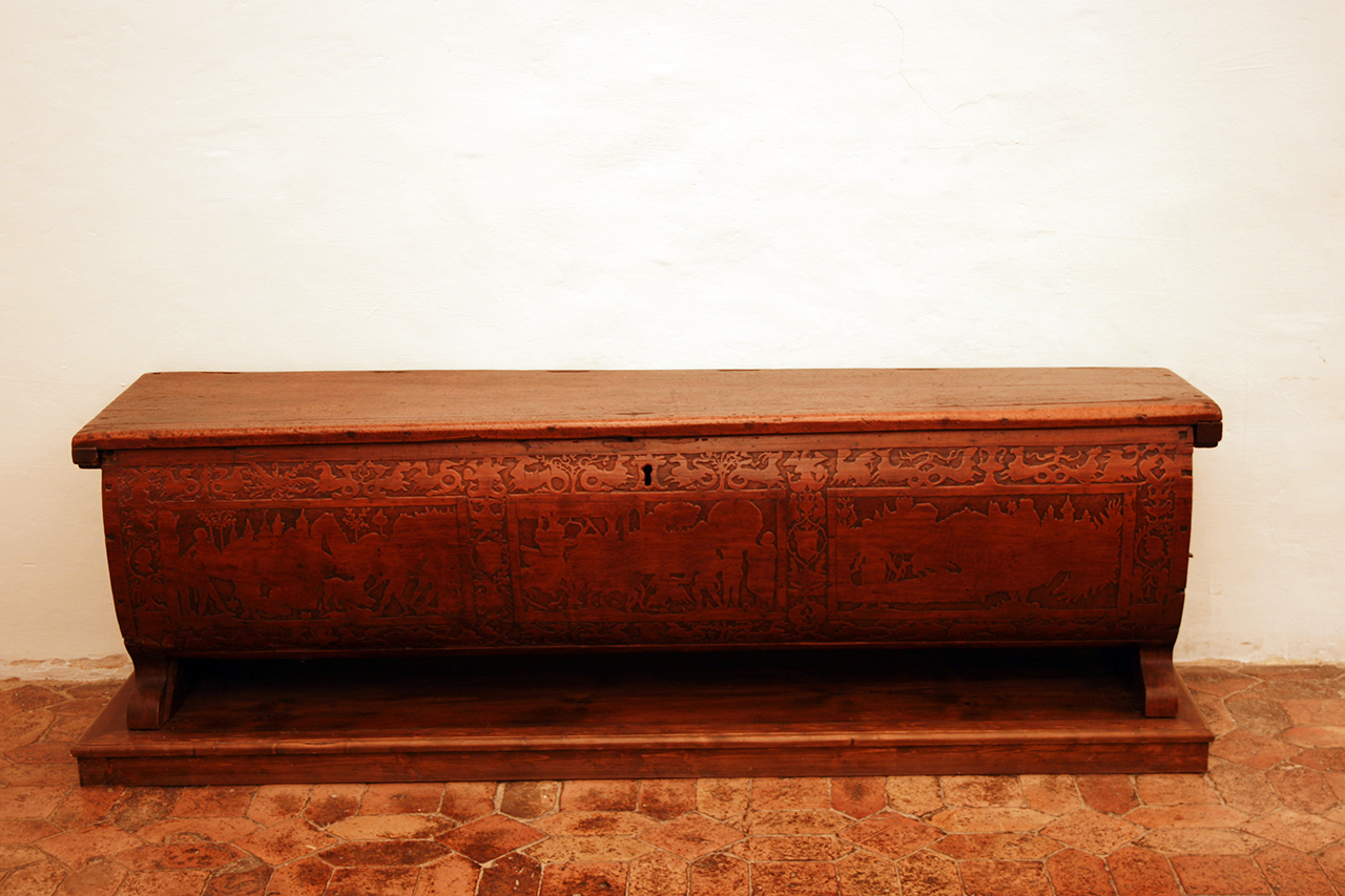 cassone, opera isolata - bottega Italia centrale (prima metà sec. XV)