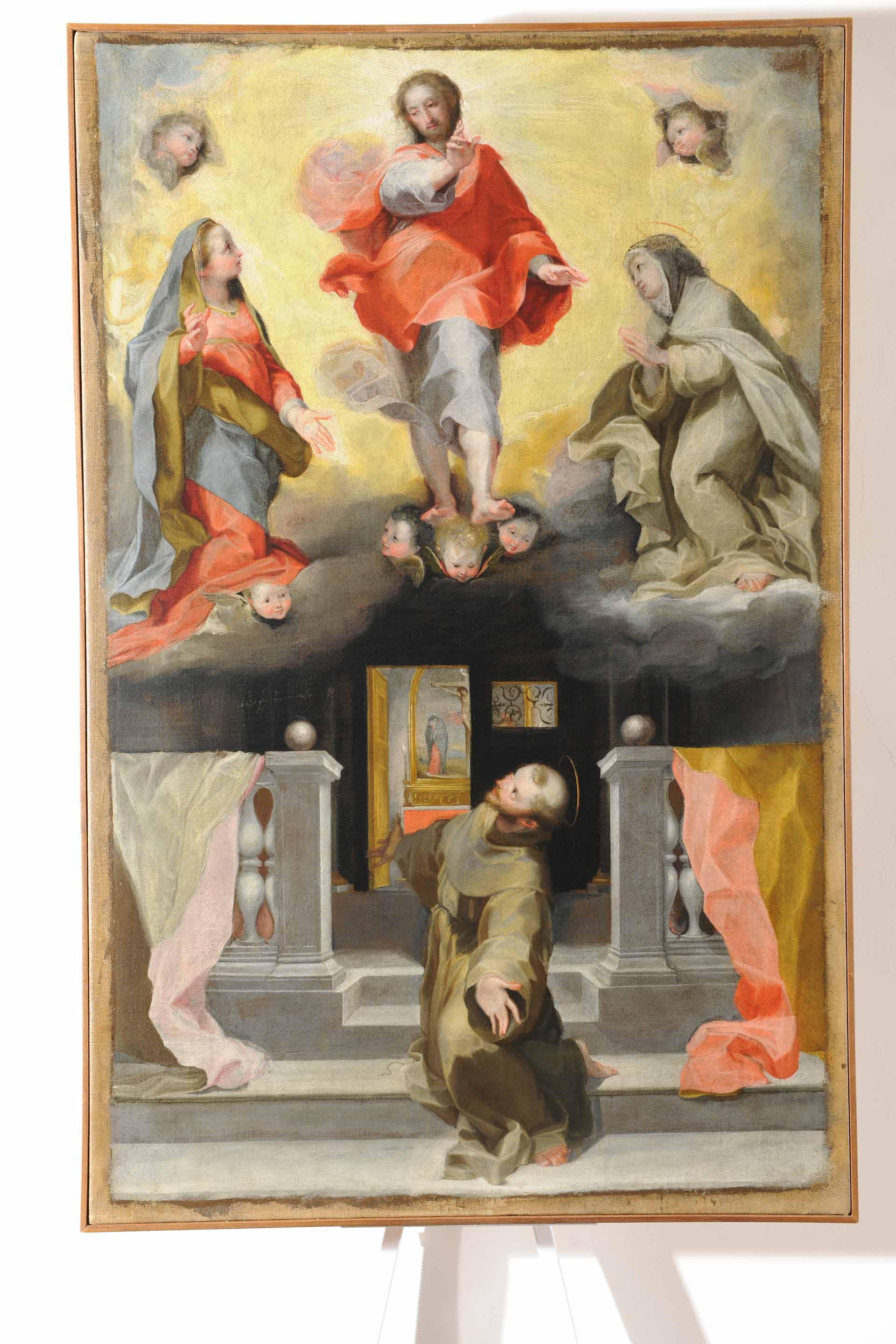 Il perdono di Assisi (dipinto, opera isolata) di Fiori Federico detto Barocci (attribuito) - ambito marchigiano (terzo quarto sec. XVI)