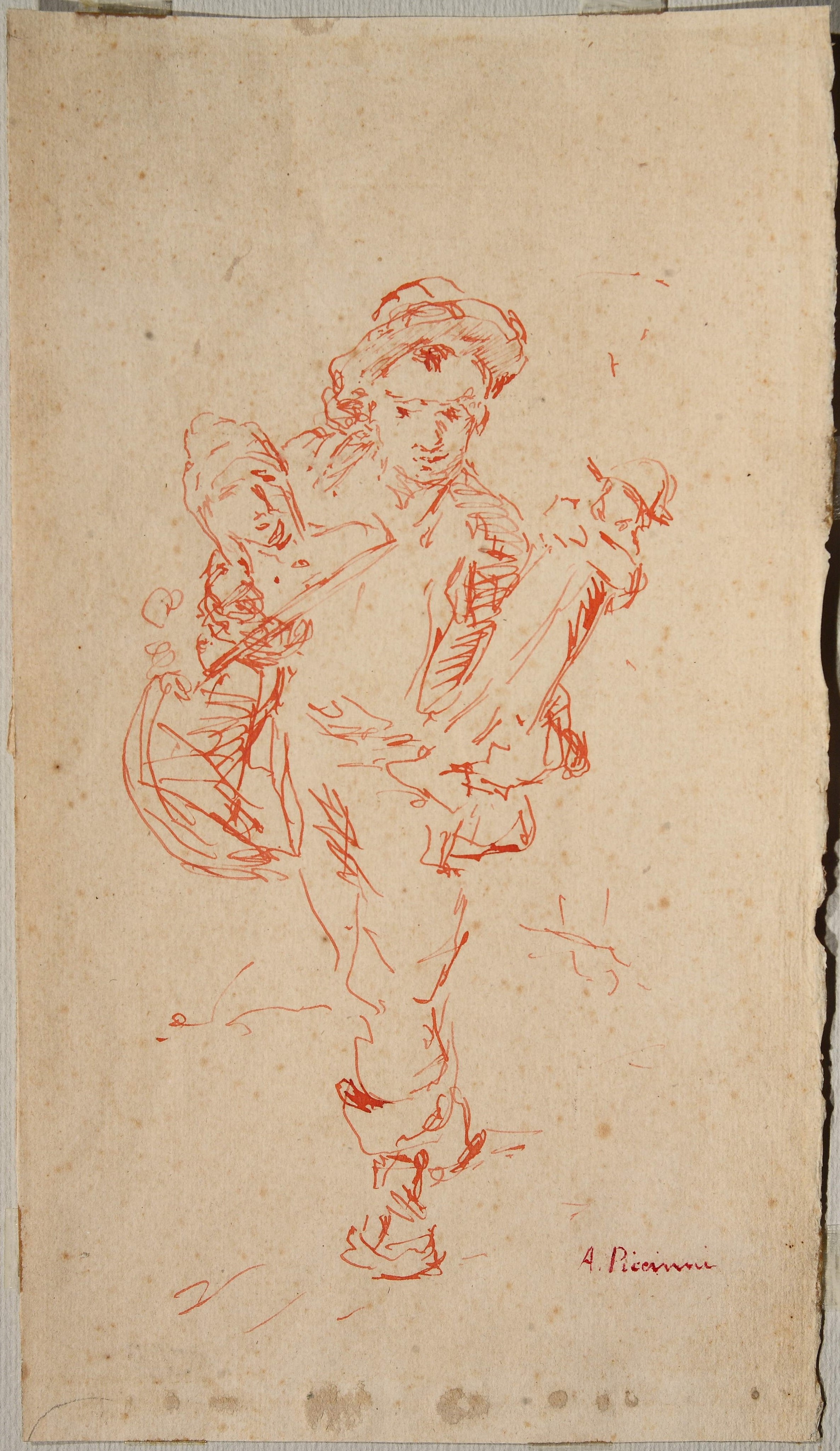 figurinaio (disegno) di Piccinni Antonio (sec. XIX)