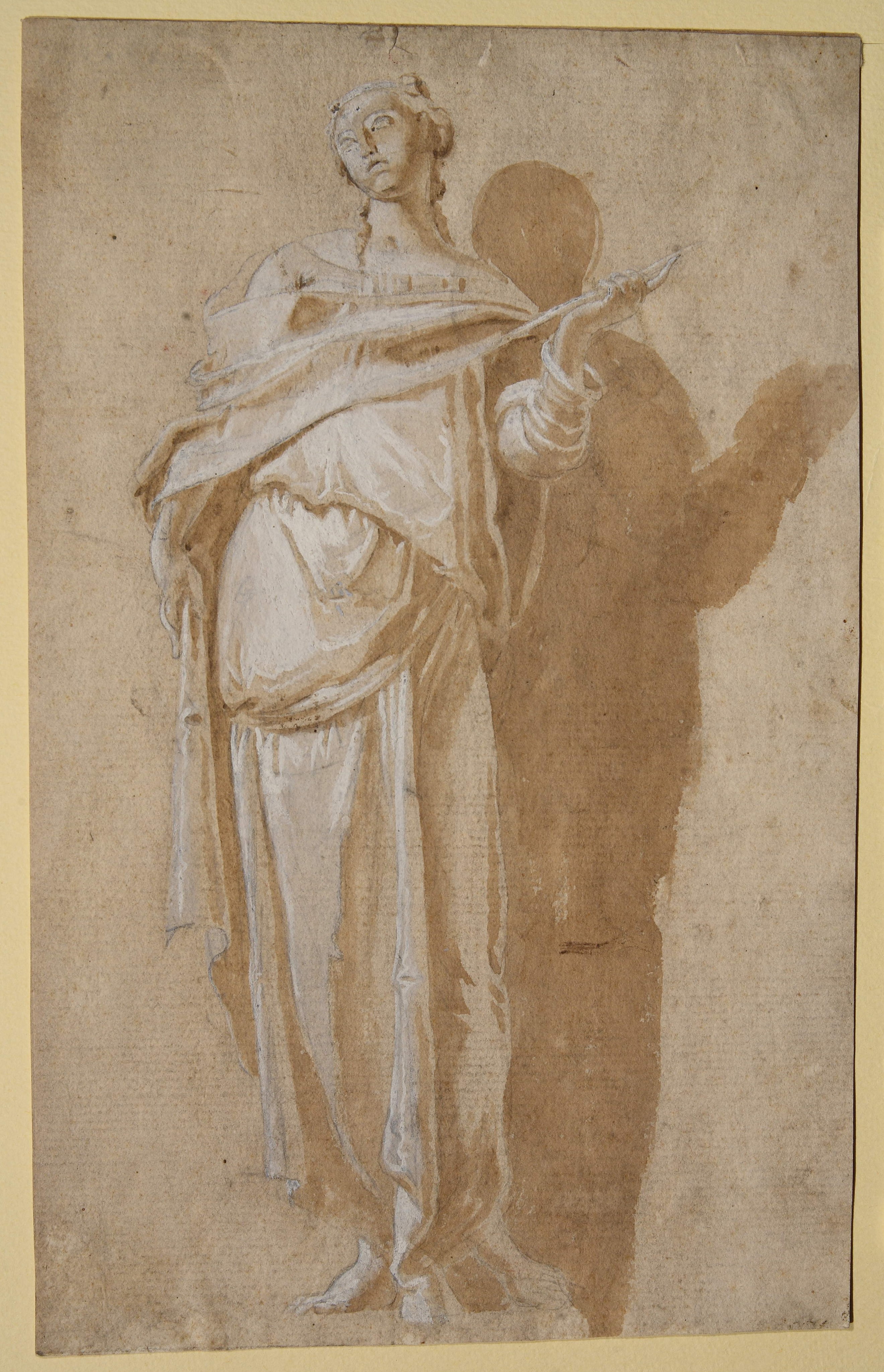 Santa (disegno) di Tiepolo Giovanni Battista (sec. XVIII)