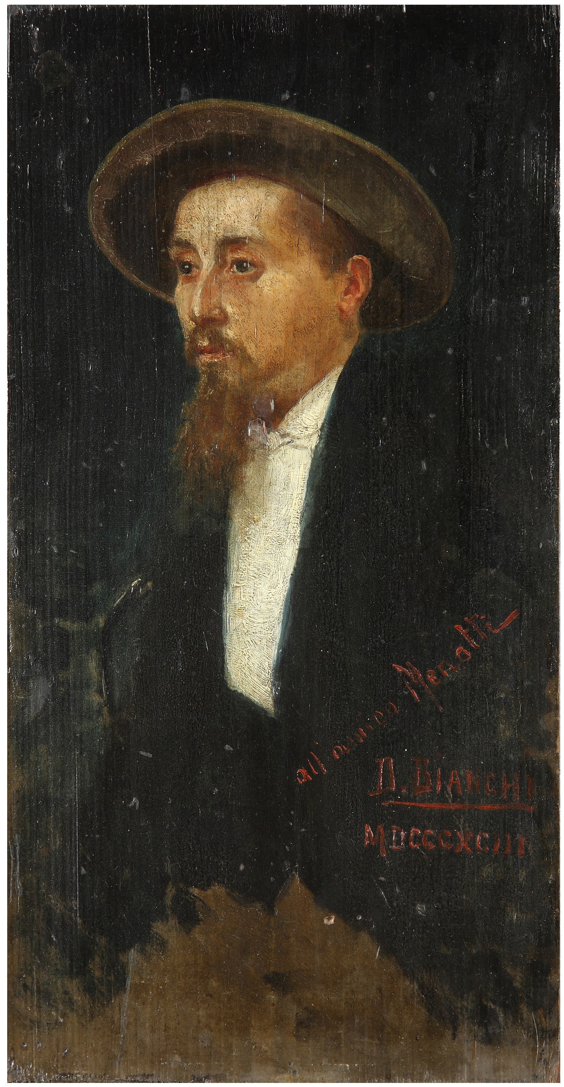 ritratto di Menotti Bianchi (dipinto) di Bianchi Damaso (sec. XIX)
