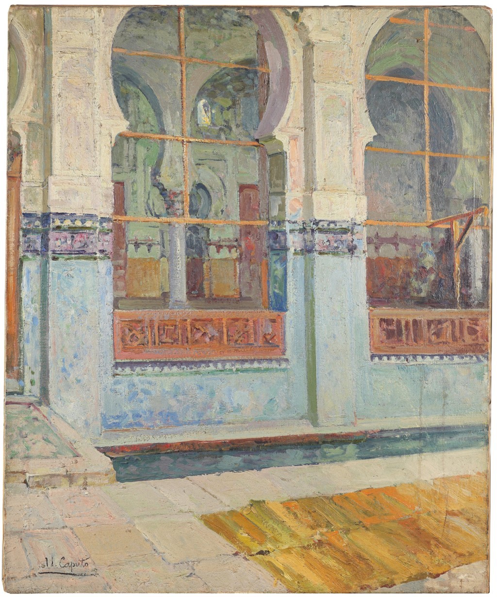 Casa a Fez (dipinto) di Caputo Ulisse (sec. XX)