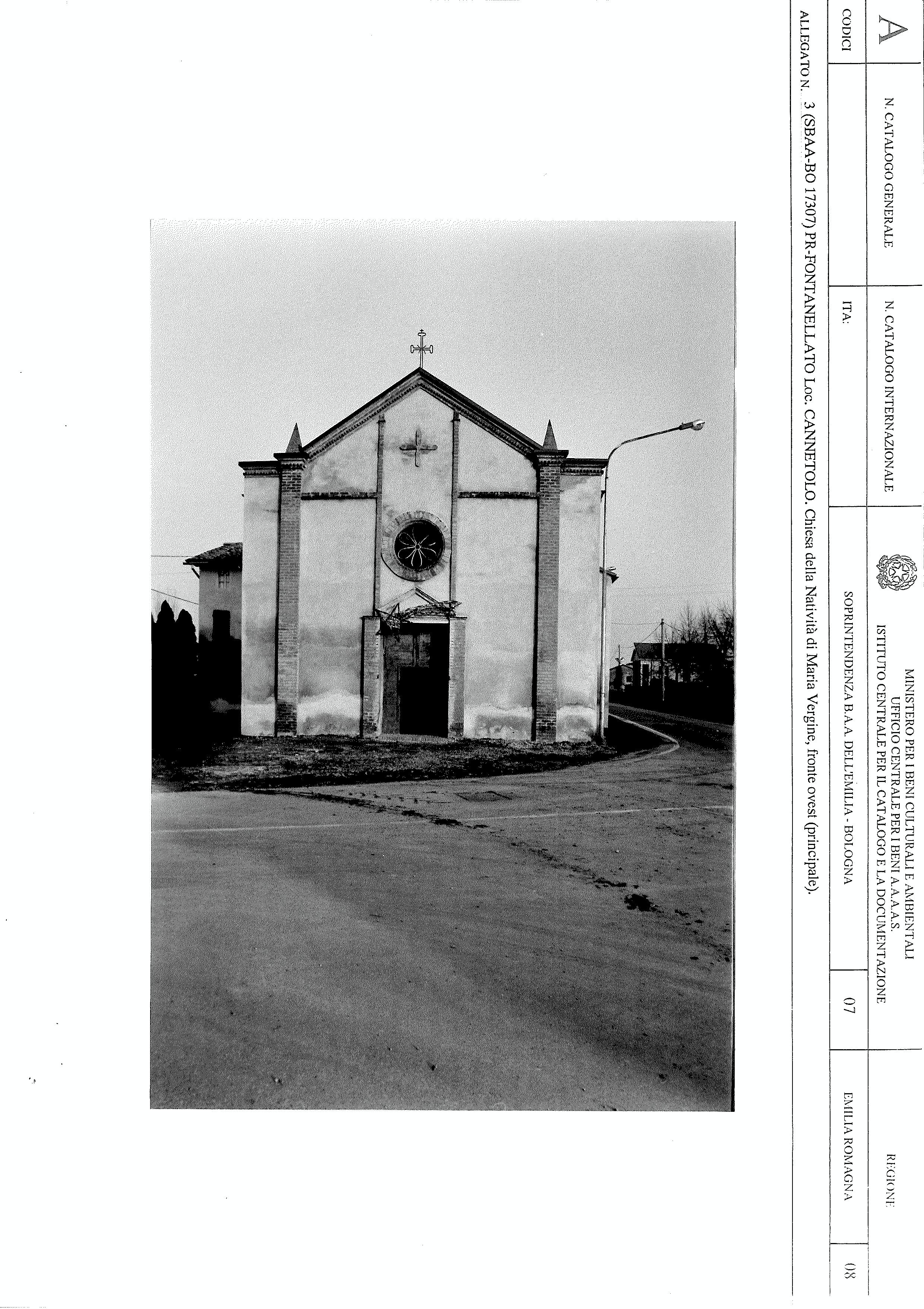 Chiesa della Natività di Maria Vergine (chiesa, sussidiaria) - Fontanellato (PR) 