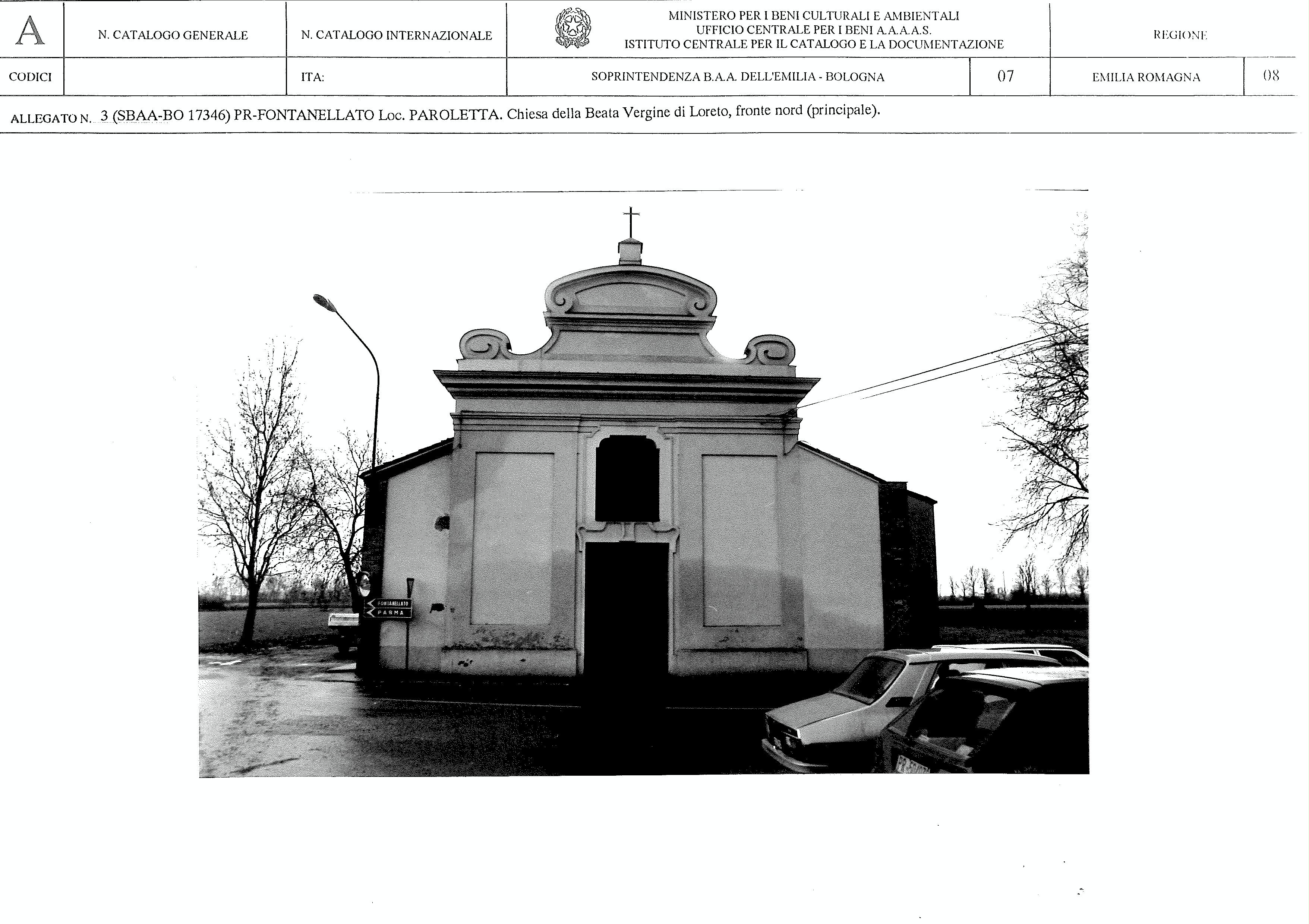 Chiesa della B.V. di Loreto (chiesa, sussidiaria) - Fontanellato (PR) 