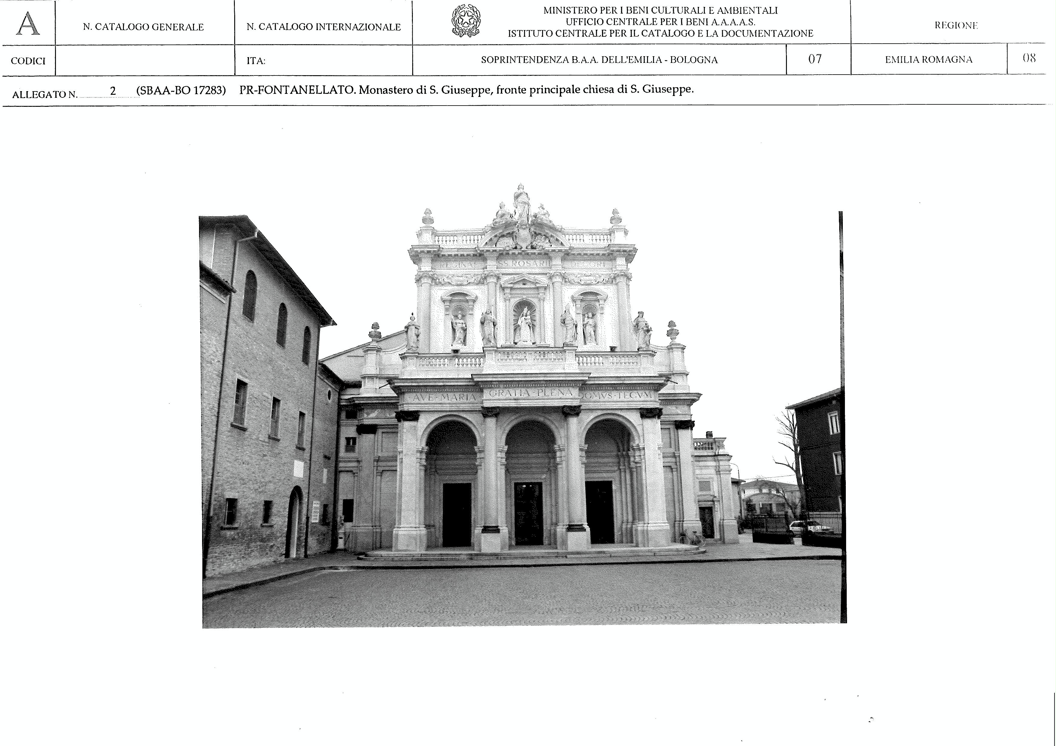 Monastero di S. Giuseppe (convento, conventuale) - Fontanellato (PR) 