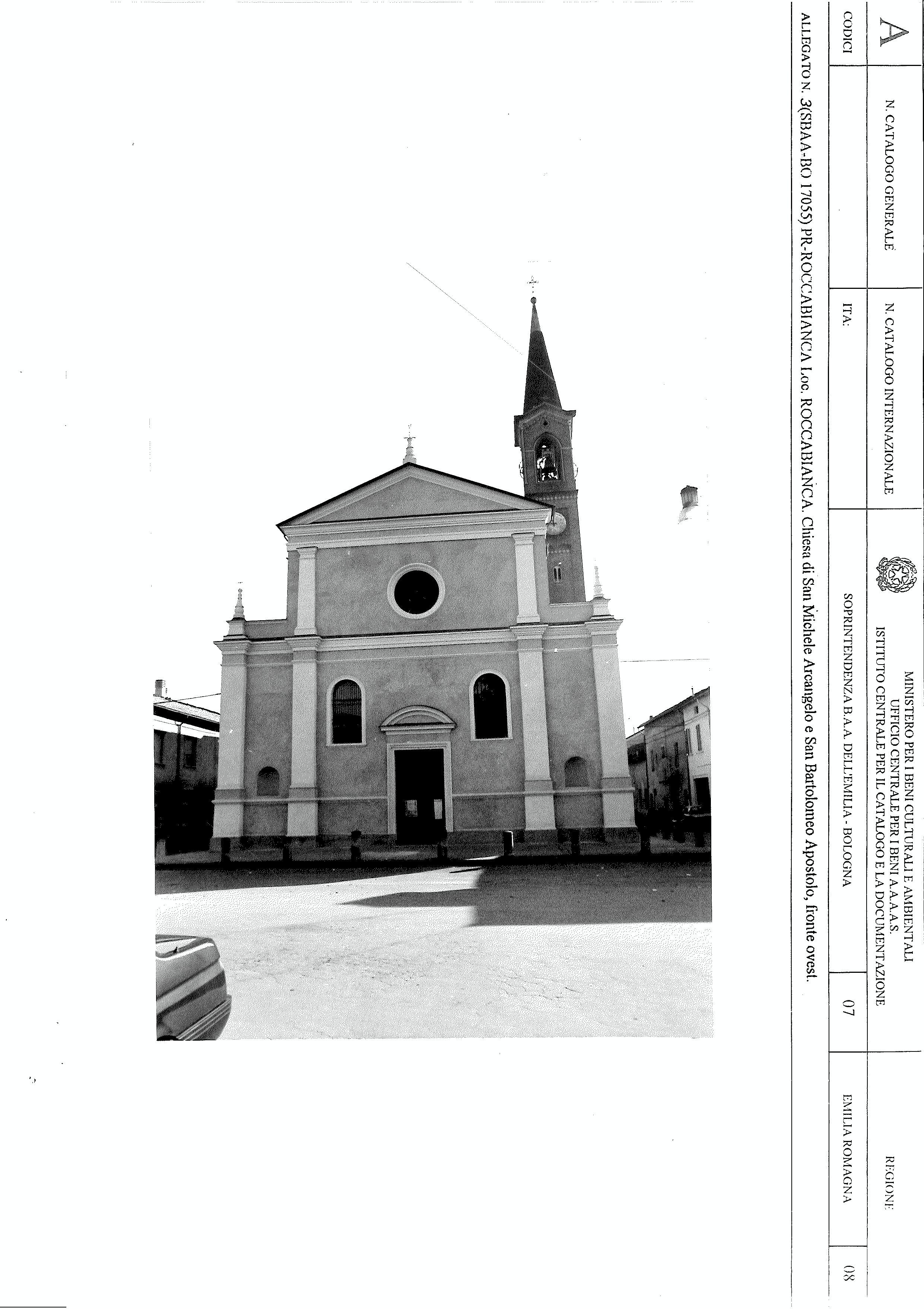 Chiesa dei SS. Michele e Bartolomeo (chiesa, parrocchiale) - Roccabianca (PR) 