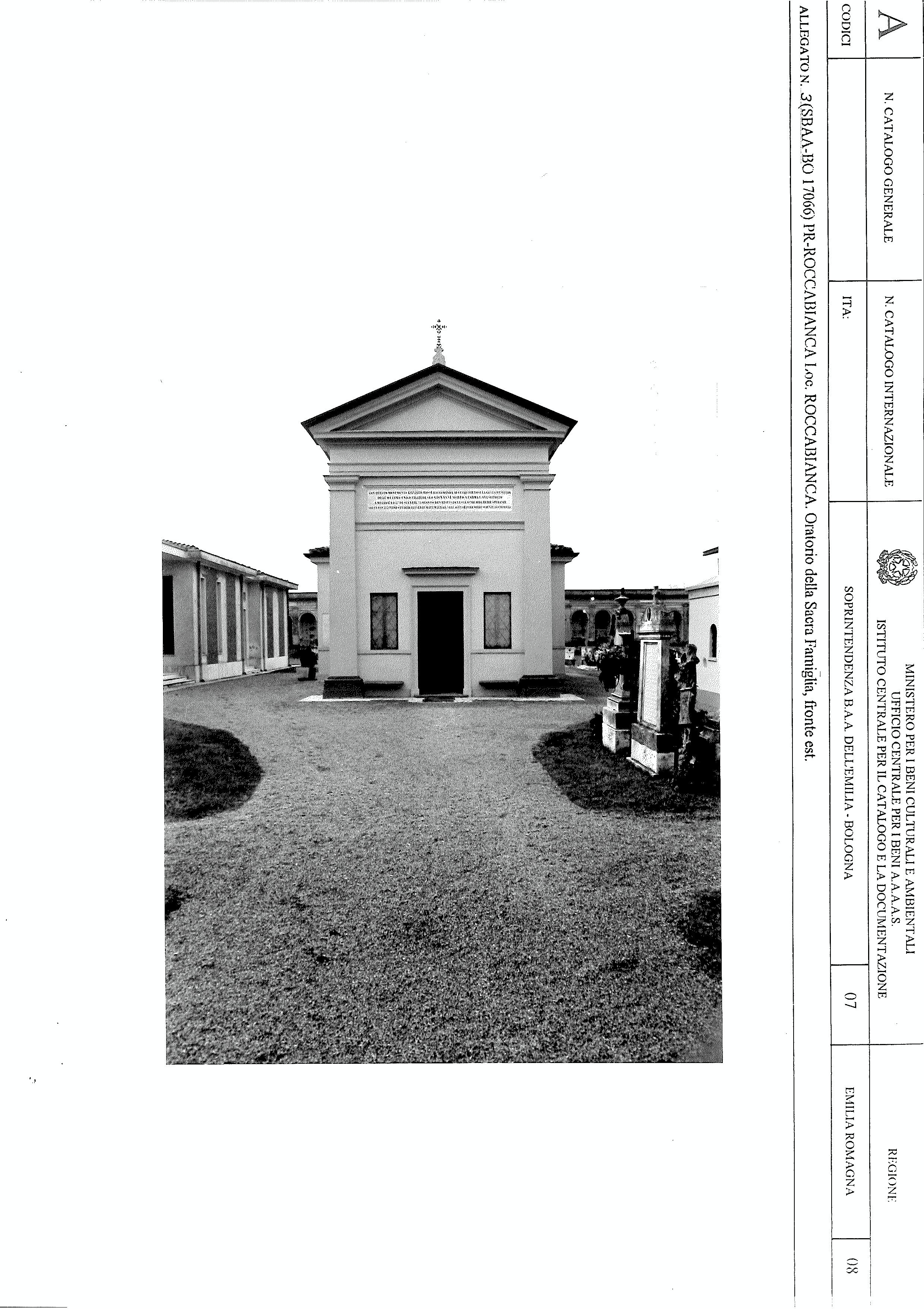 Oratorio della Sacra Famiglia (oratorio) - Roccabianca (PR) 
