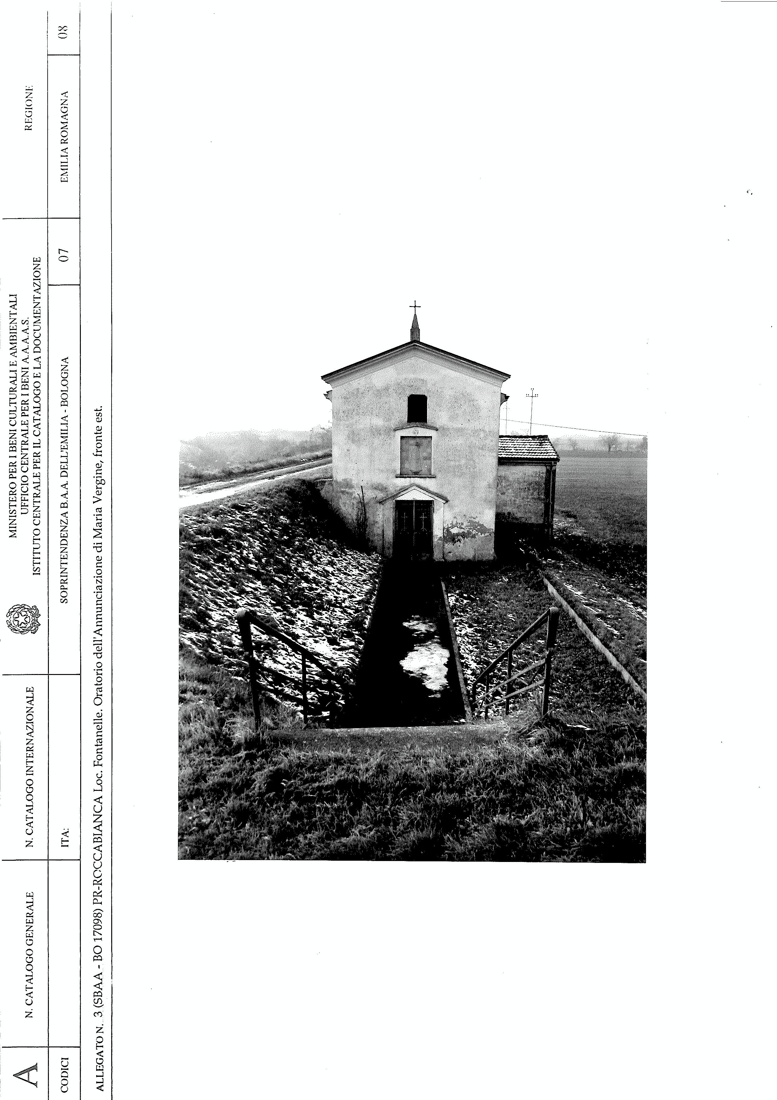 Oratorio dell'Annunciazione di Maria Vergine (oratorio) - Roccabianca (PR) 