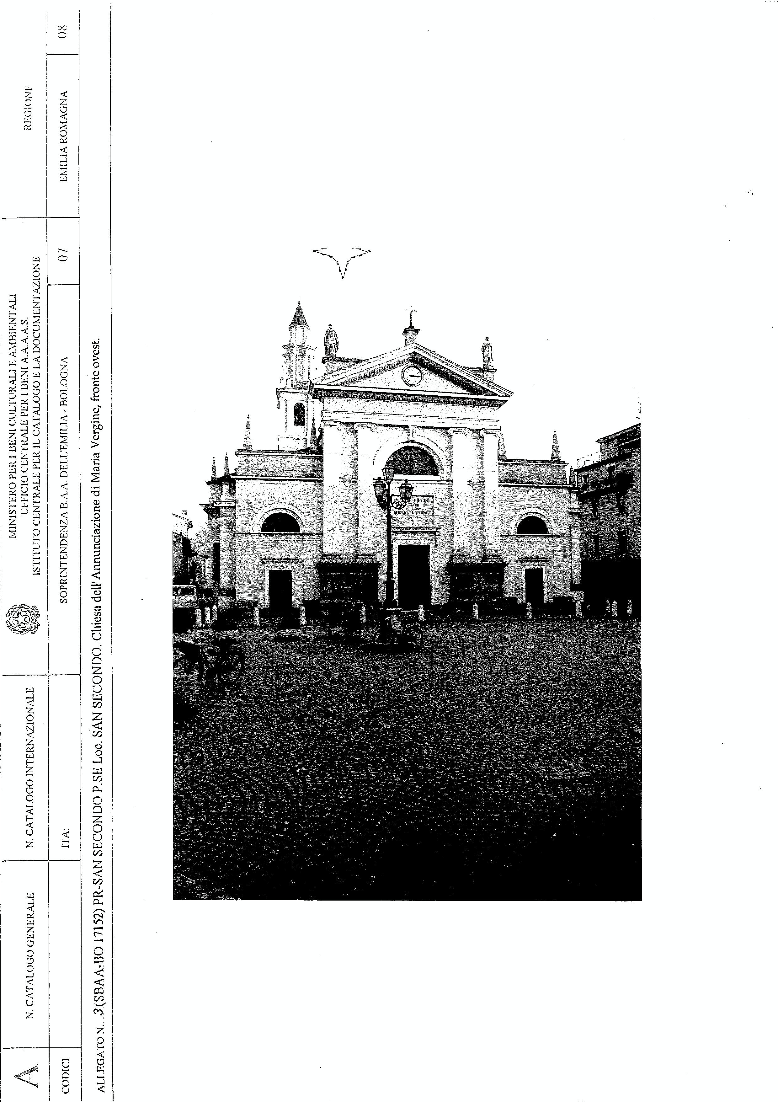 Chiesa dell'Annunciazione di Maria Vergine (chiesa, parrocchiale) - San Secondo Parmense (PR) 