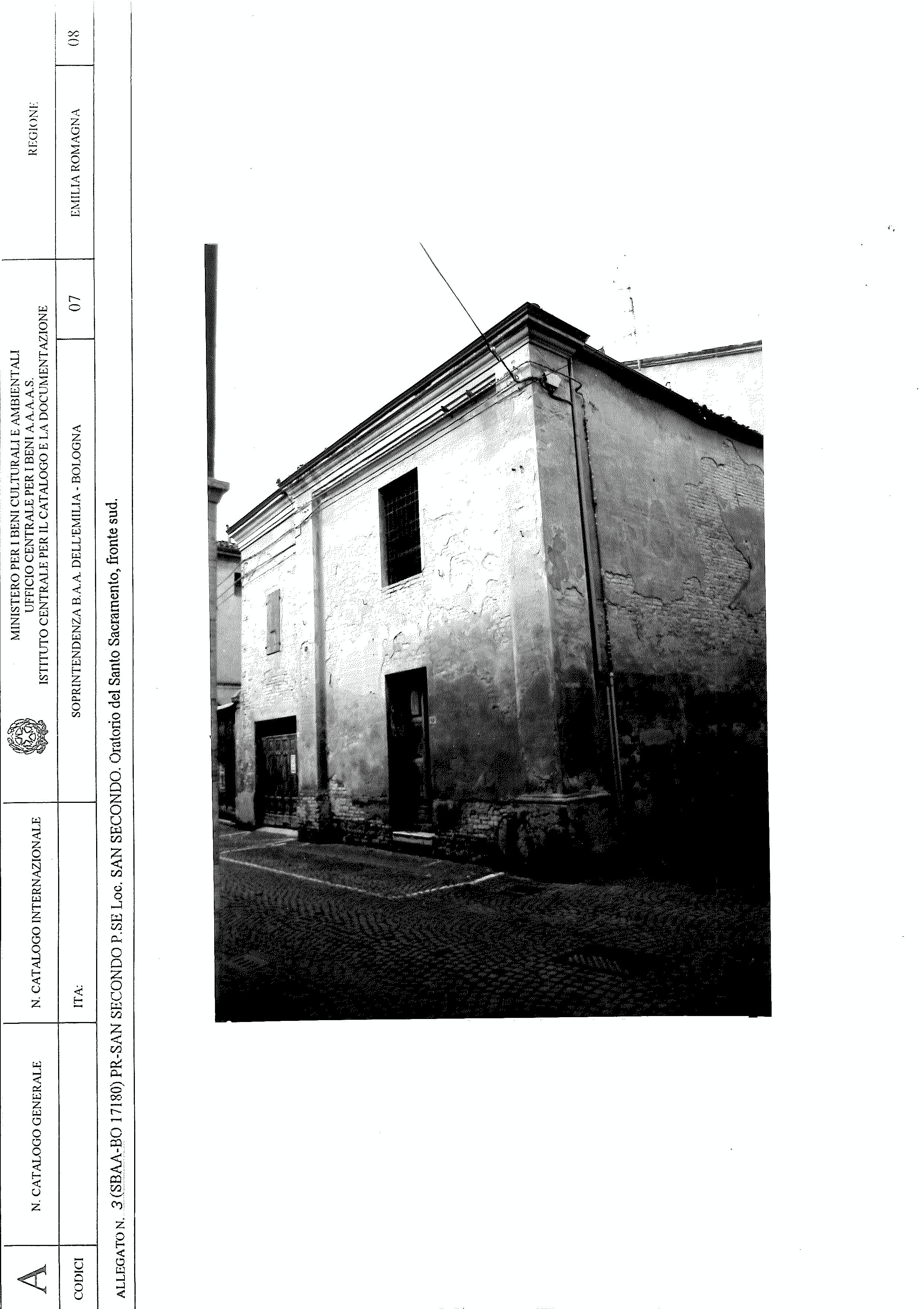 Oratorio del Santo Sacramento (oratorio) - San Secondo Parmense (PR) 