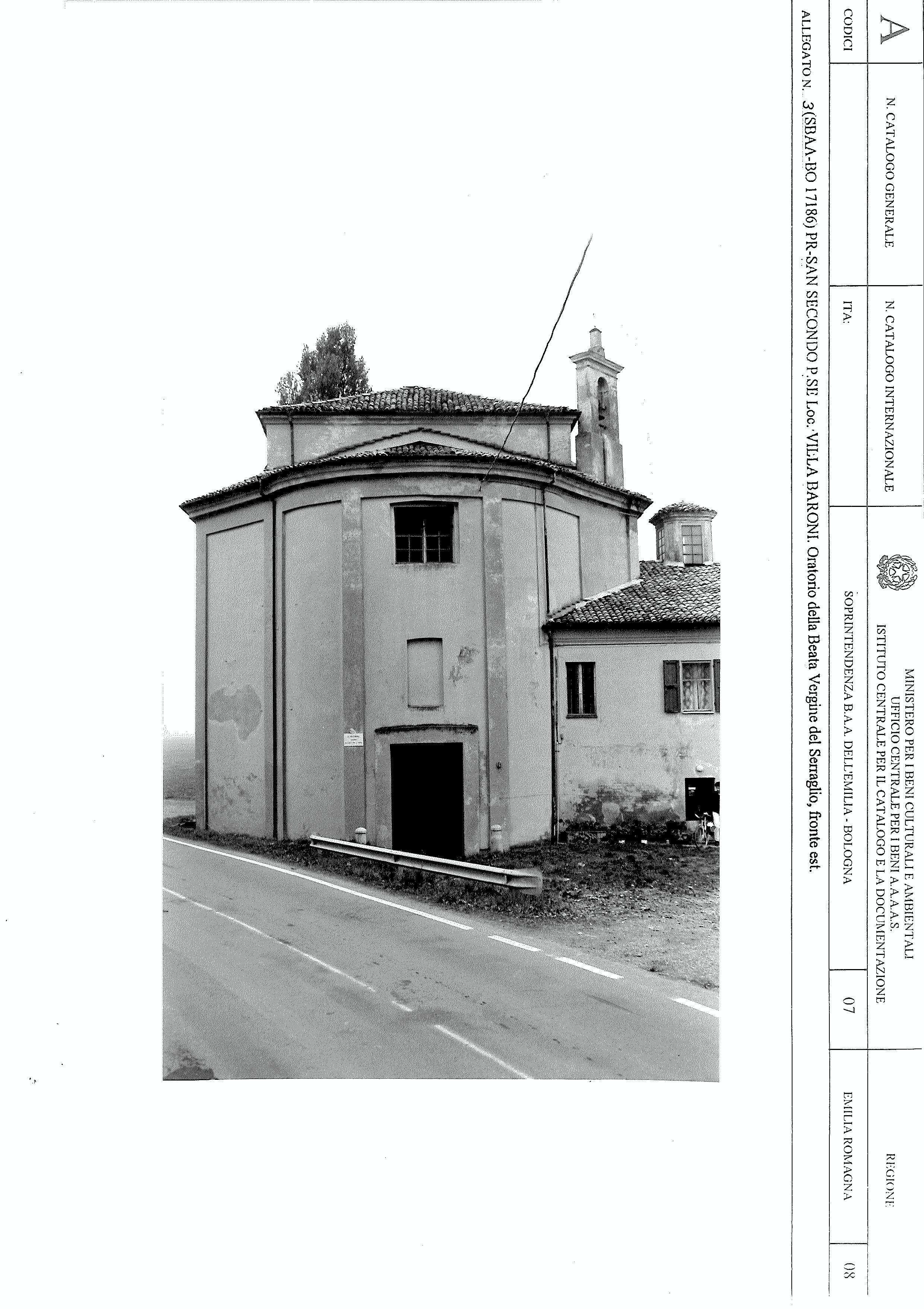 Oratorio della B.V. del Serraglio (oratorio) - San Secondo Parmense (PR) 