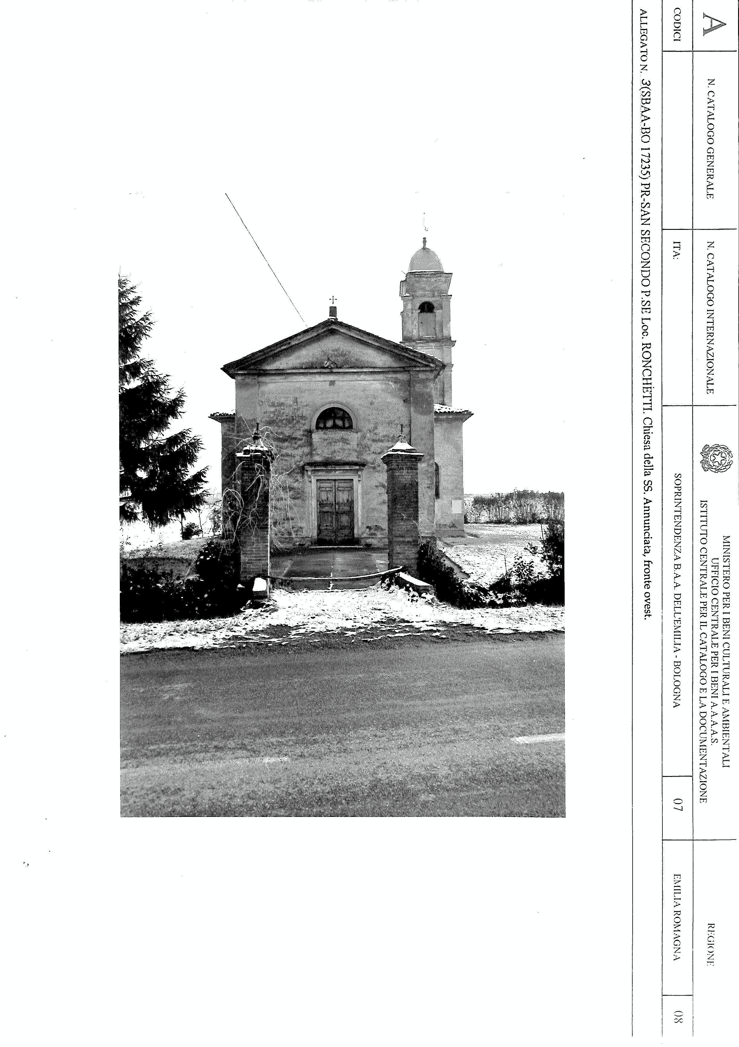Chiesa della Ss. Annunciata (chiesa, sussidiaria) - San Secondo Parmense (PR) 