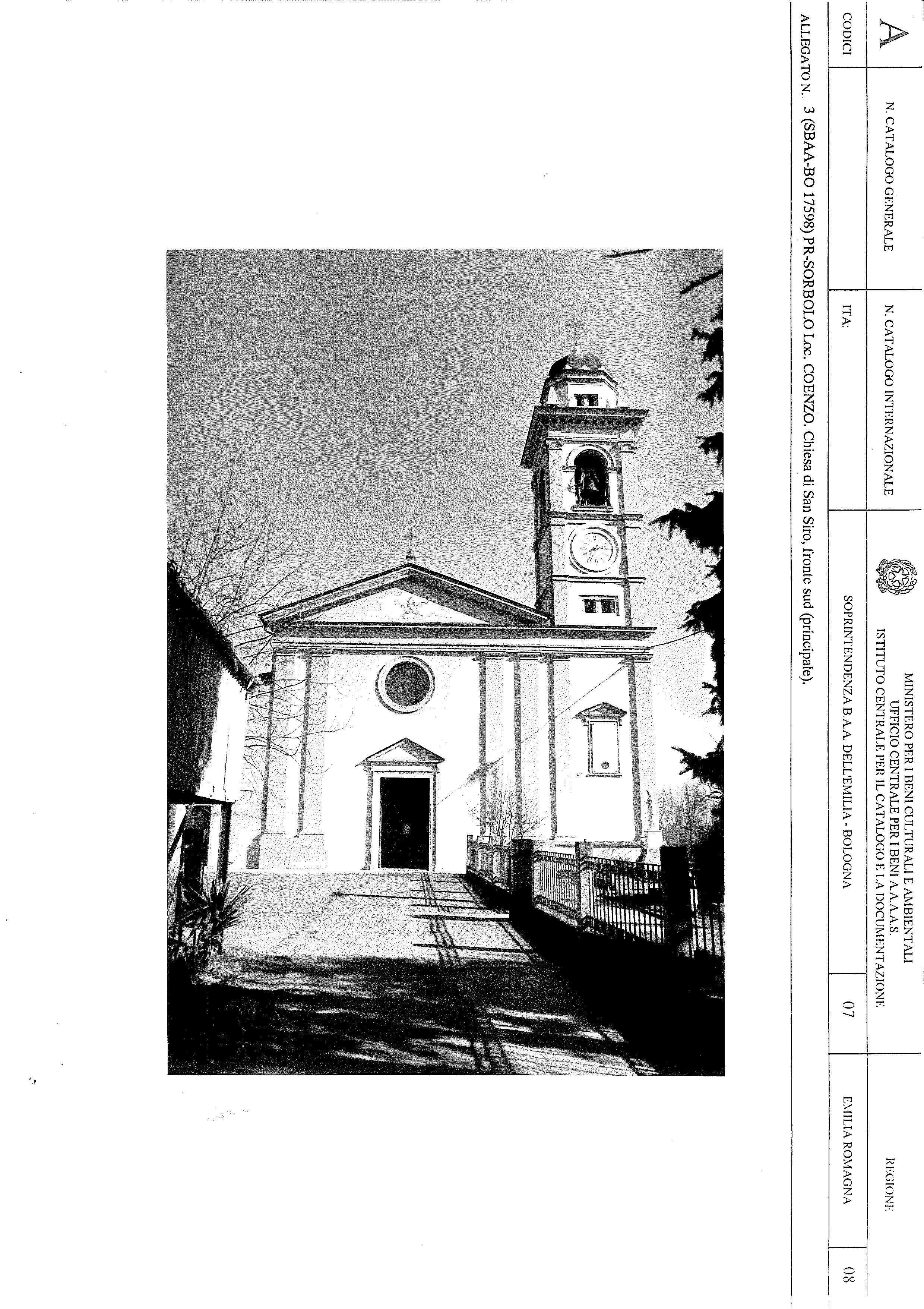 Chiesa di S. Siro Vescovo (chiesa, parrocchiale) - Sorbolo (PR) 