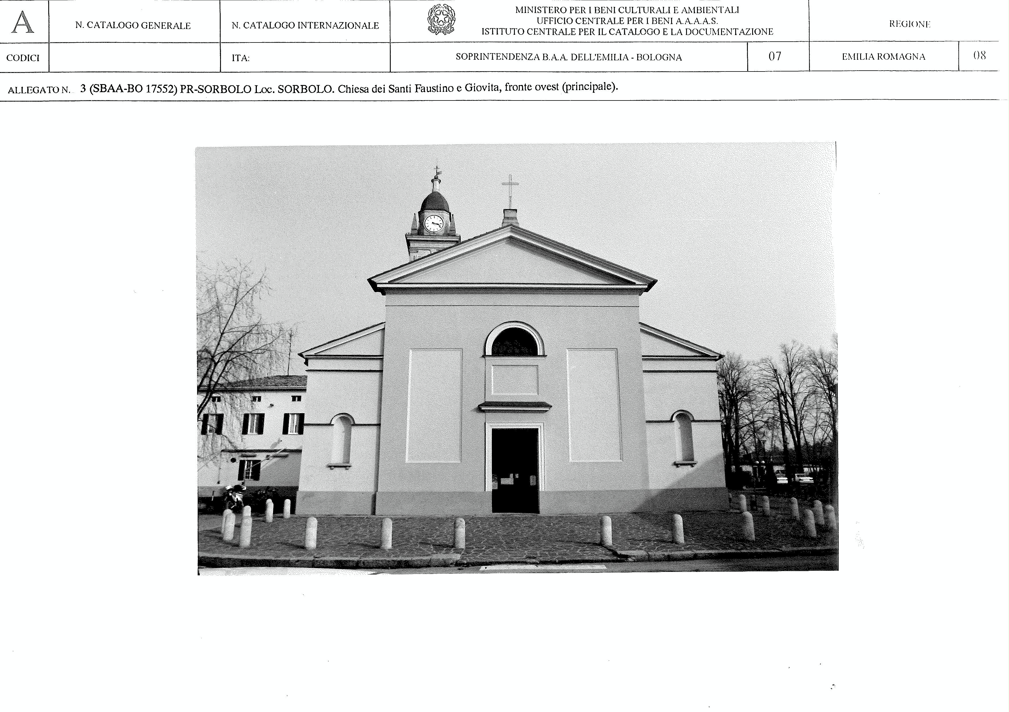 Chiesa dei SS. Faustino e Giovita Martiri (chiesa, parrocchiale) - Sorbolo (PR) 