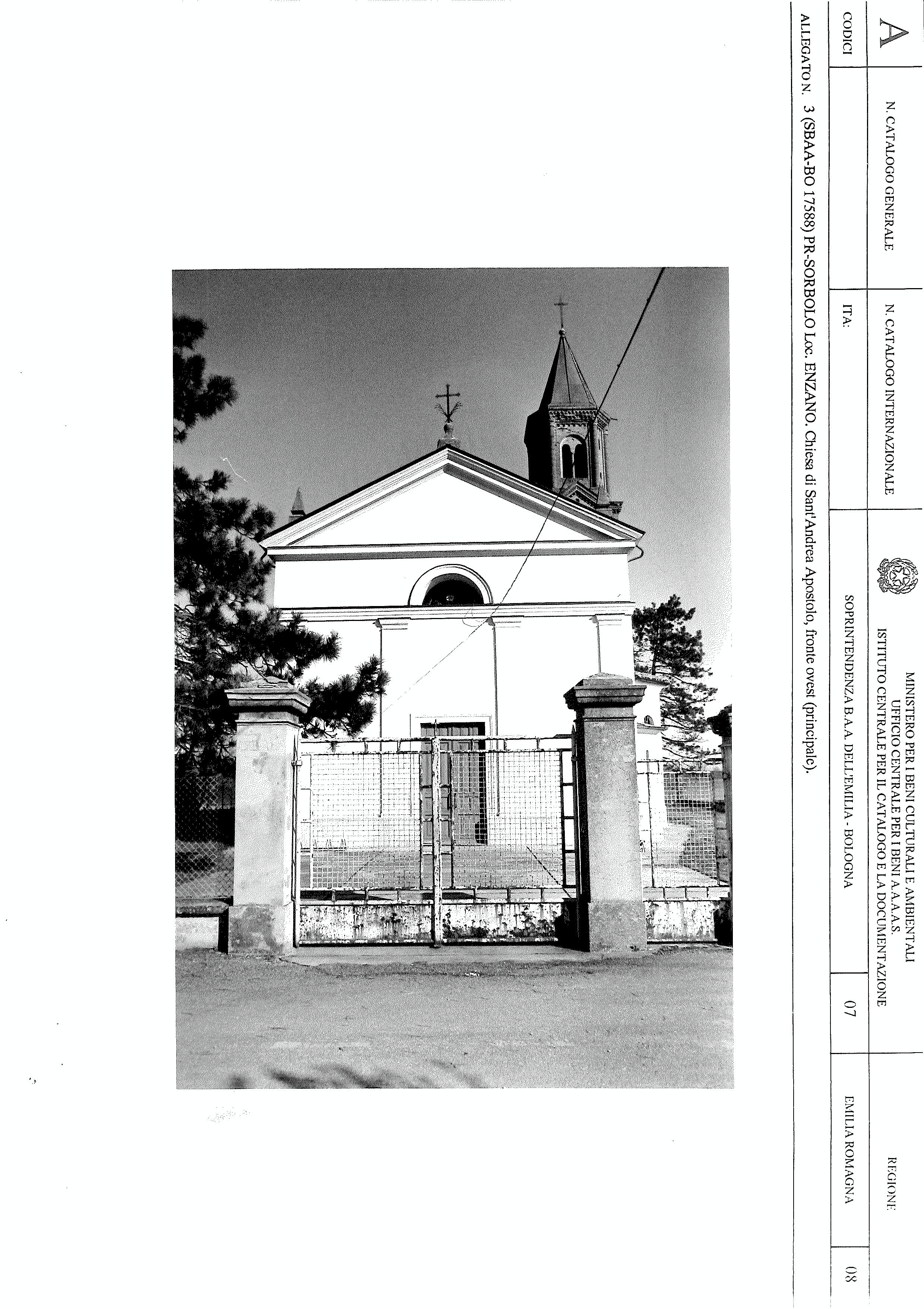 Chiesa di S. Andrea Apostolo (chiesa, parrocchiale) - Sorbolo (PR) 