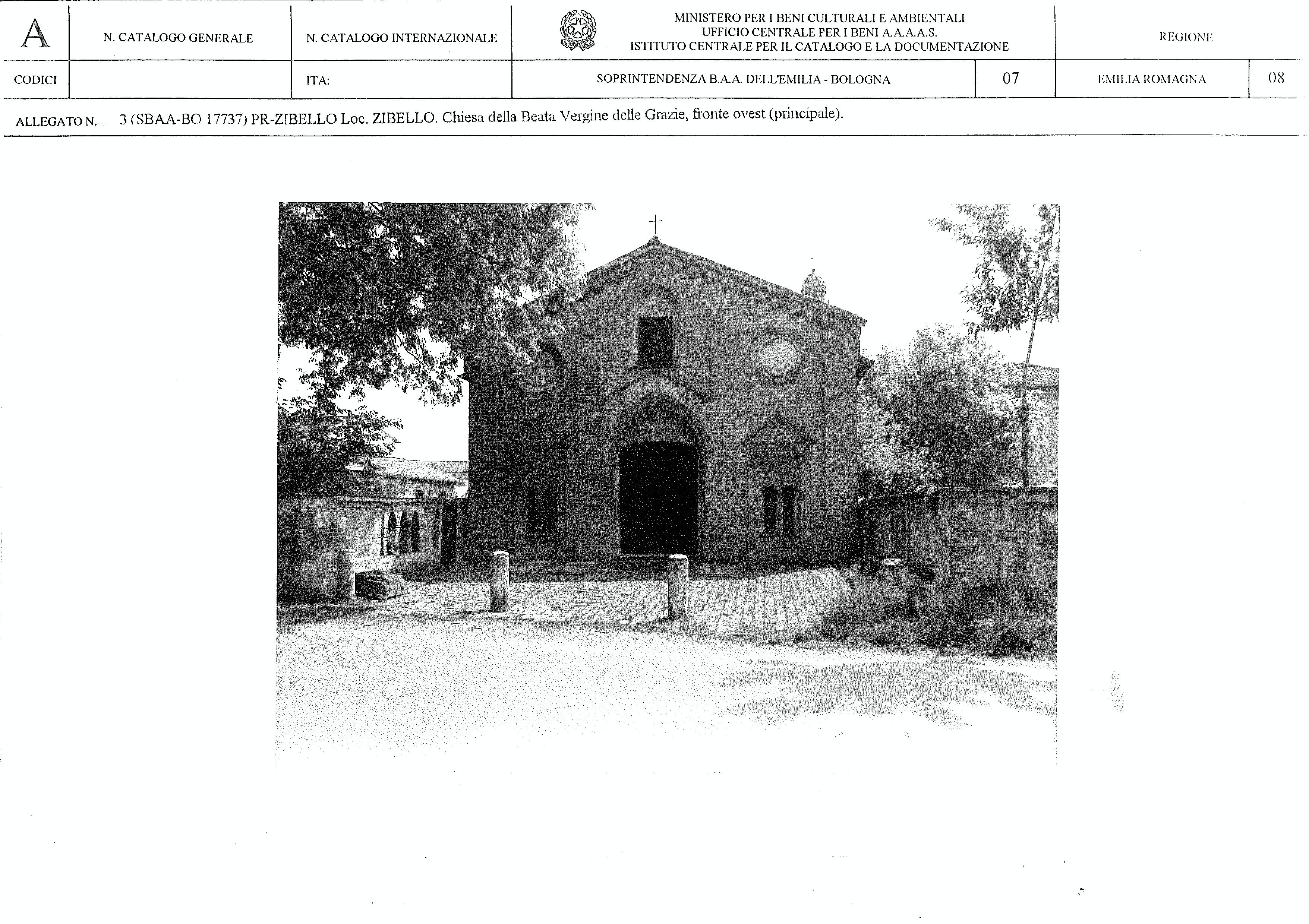 Chiesa della B.V. delle Grazie (chiesa, sussidiaria) - Zibello (PR) 