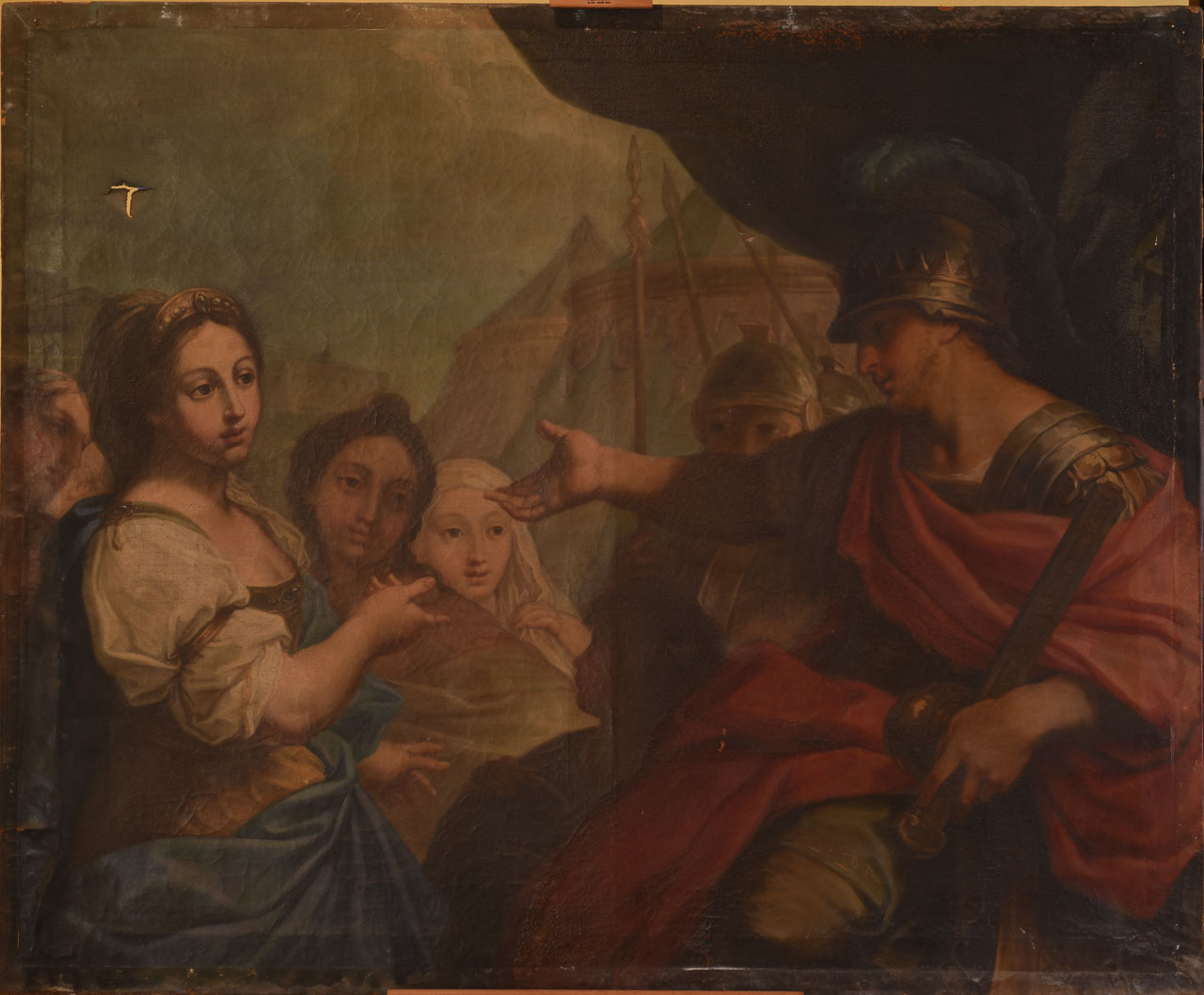 episodio di storia romana (dipinto) - ambito Italia centrale (prima metà sec. XVIII)