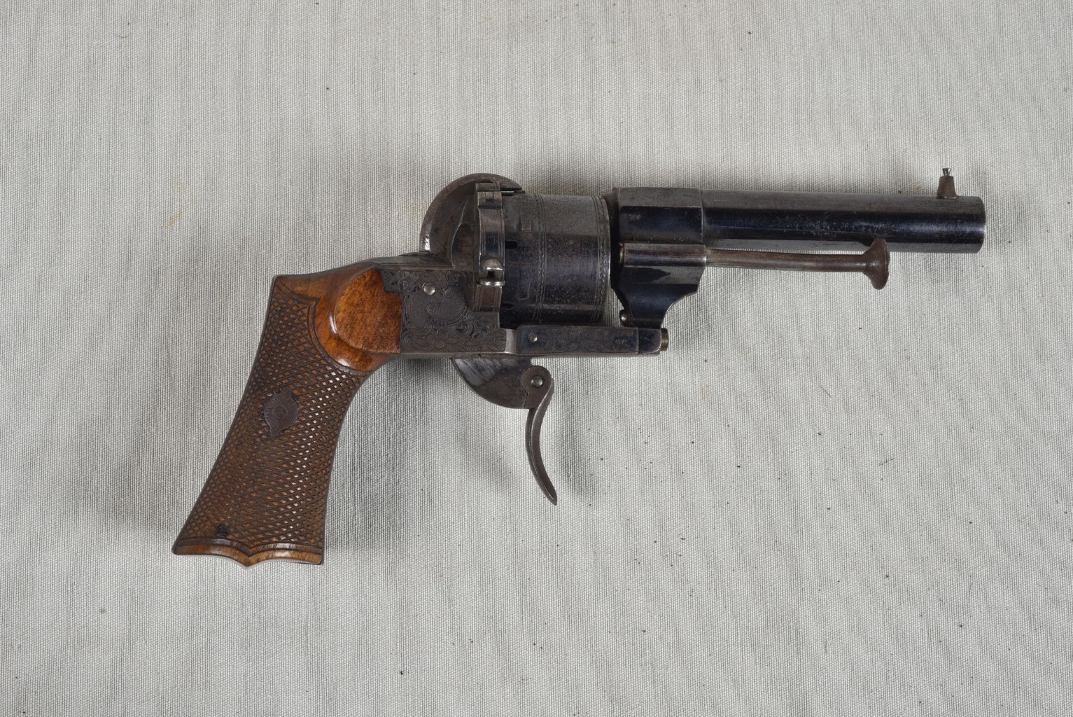 pistola a tamburo - produzione belga (seconda metà sec. XIX)