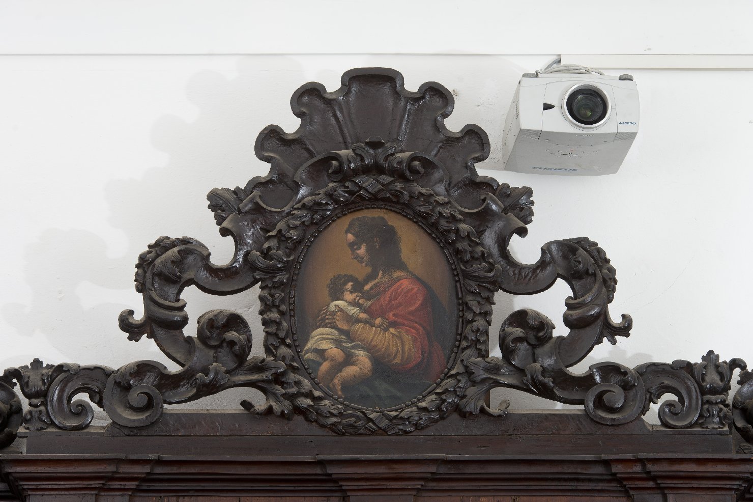 Madonna che allatta il Bambino (dipinto) - bottega modenese (sec. XVIII)