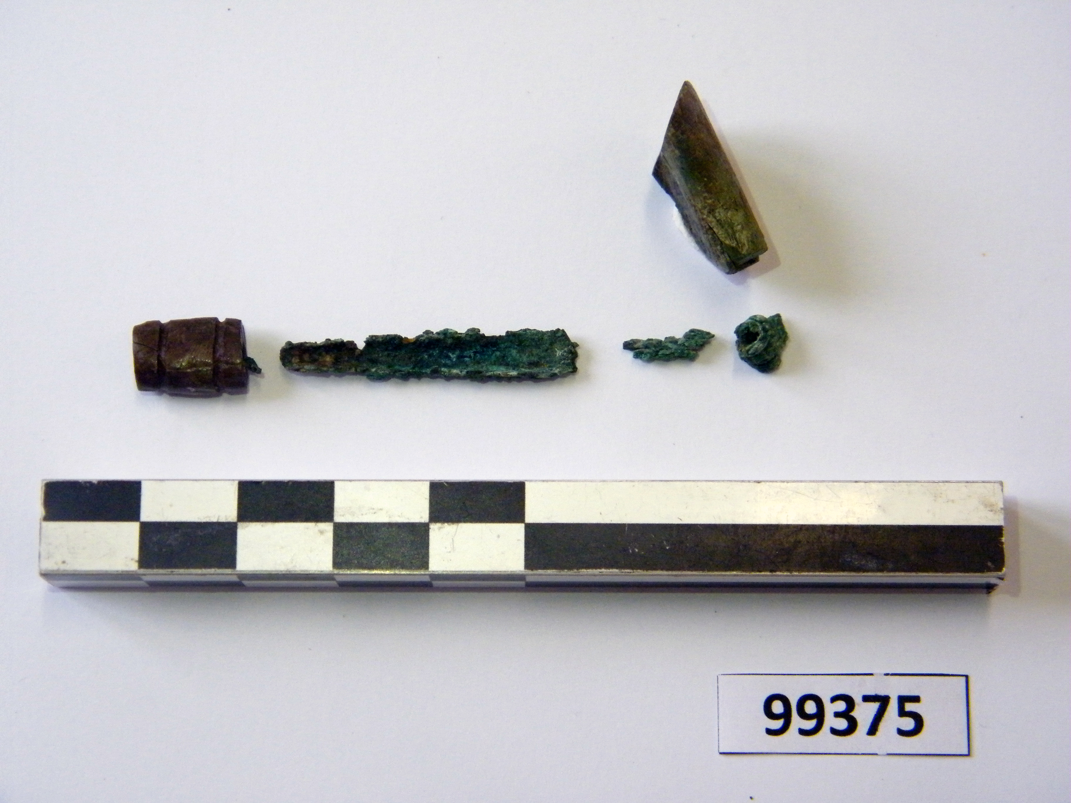 fibula/ frammenti, ad arco rivestito (sec. VI a.C)