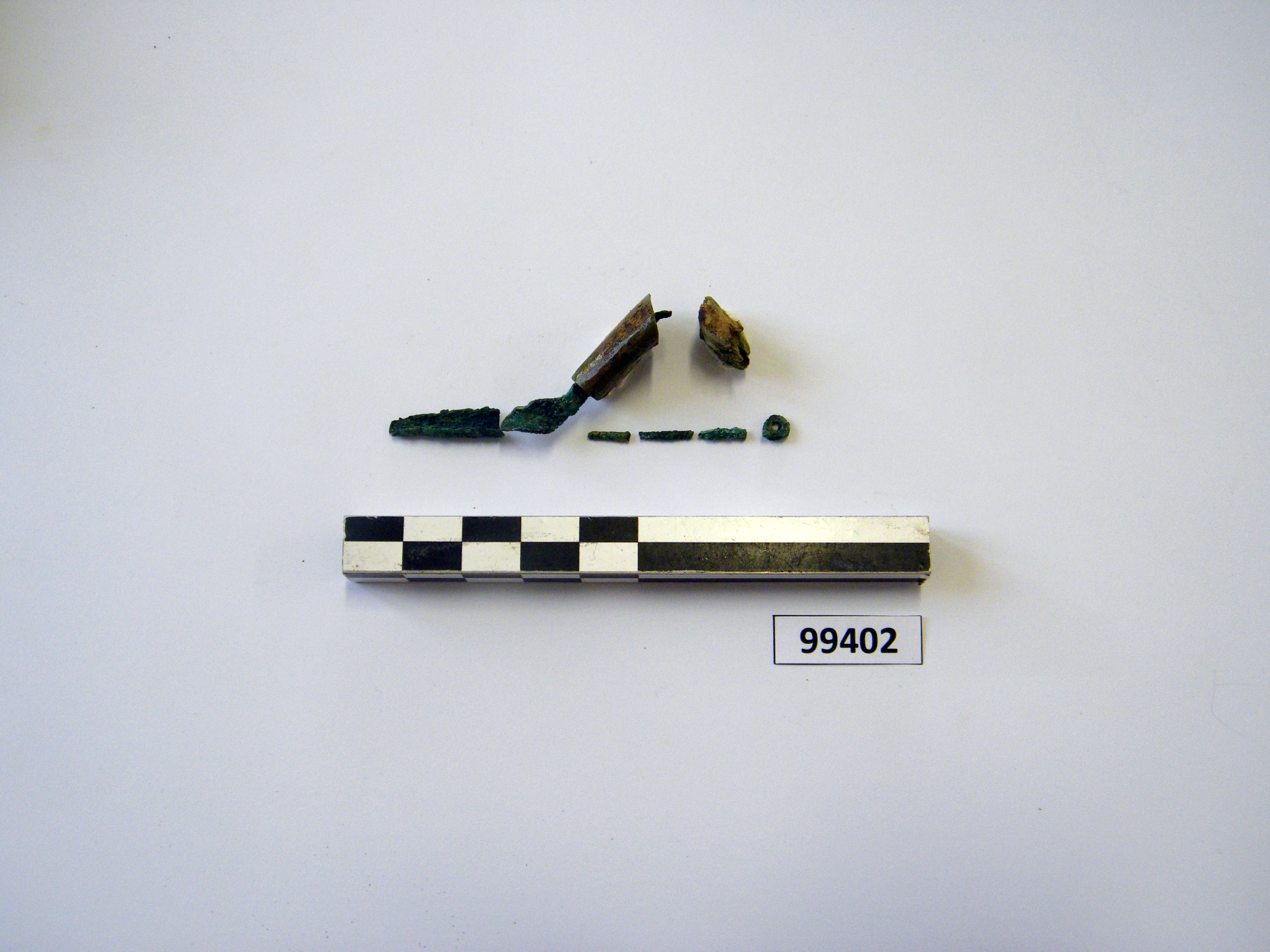 fibula, ad arco rivestito (sec. VI a.C)