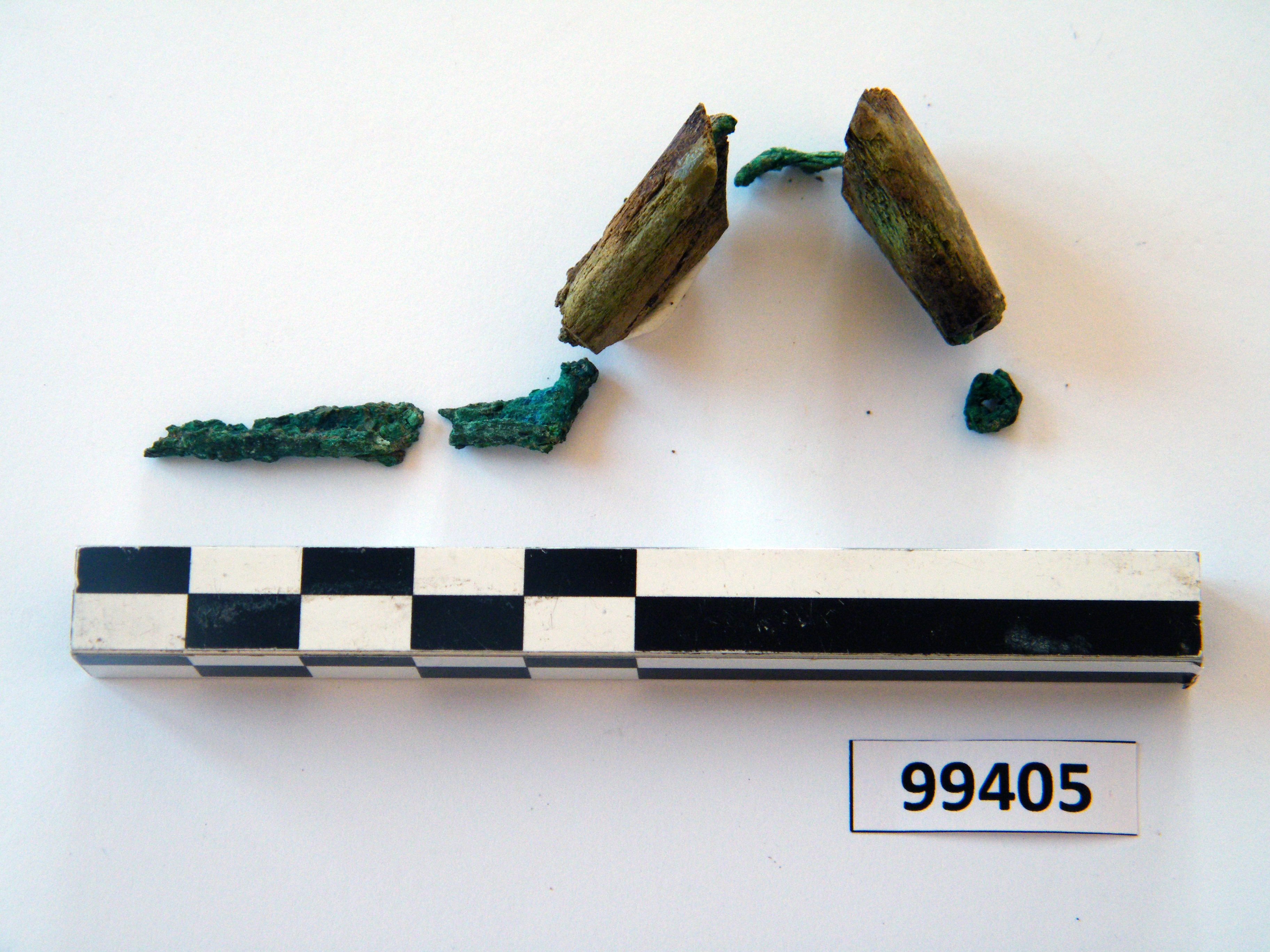 fibula, ad arco rivestito (sec. VI a.C)