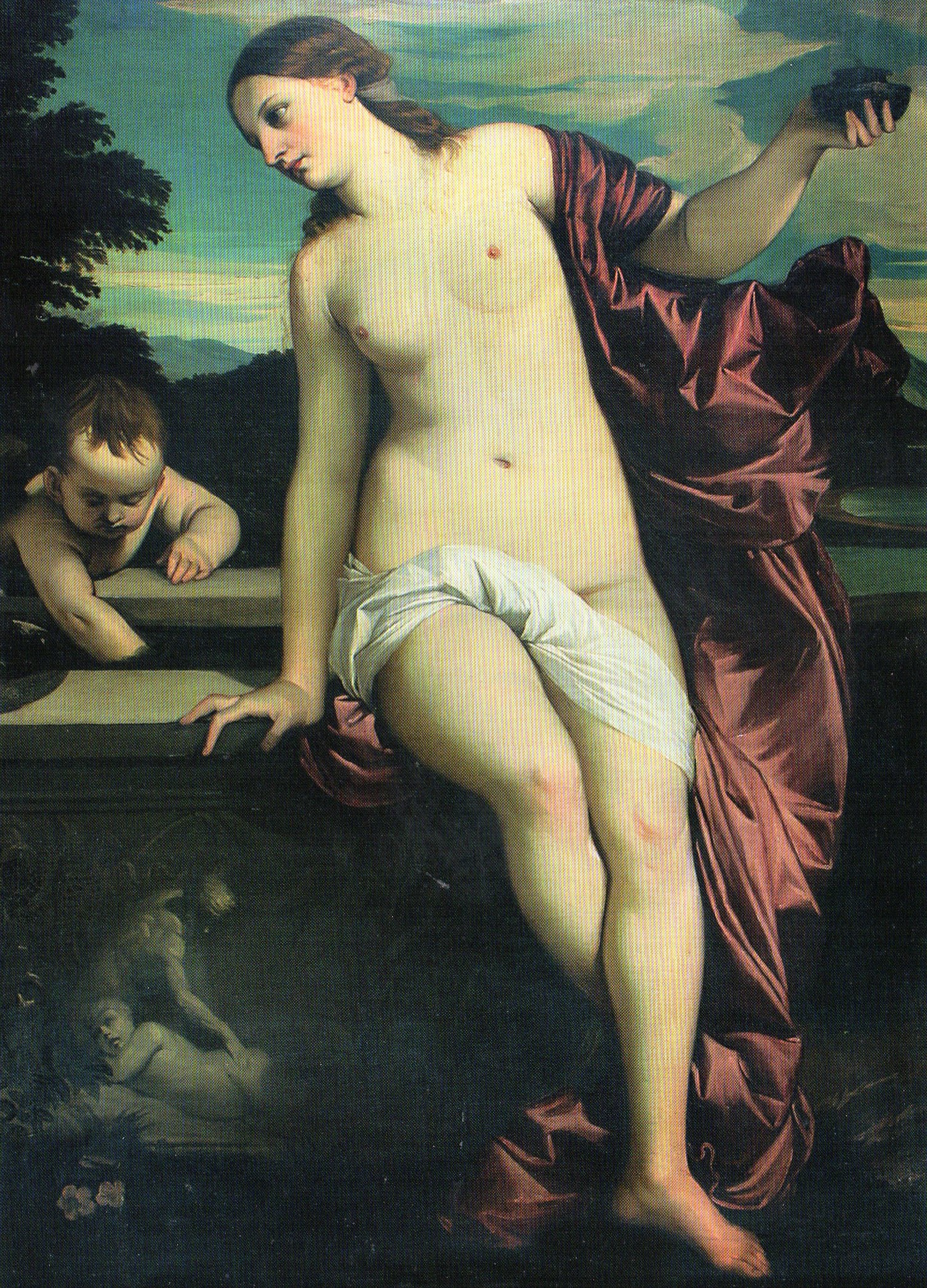 Amor Sacro, Venere (dipinto) di Riccardi Bernardino (sec. XIX)