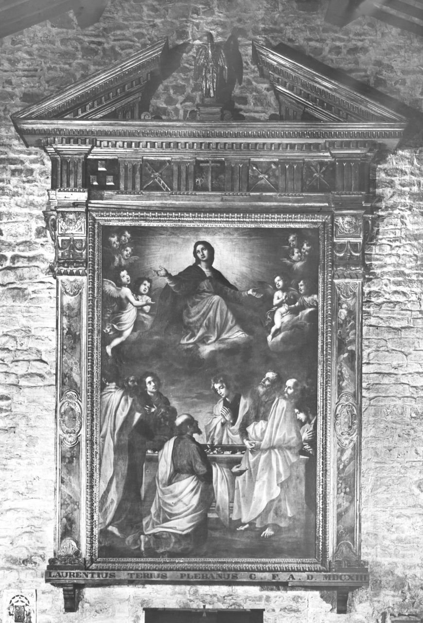 assunzione della Madonna (dipinto) di Curradi Francesco (attribuito) (sec. XVII)