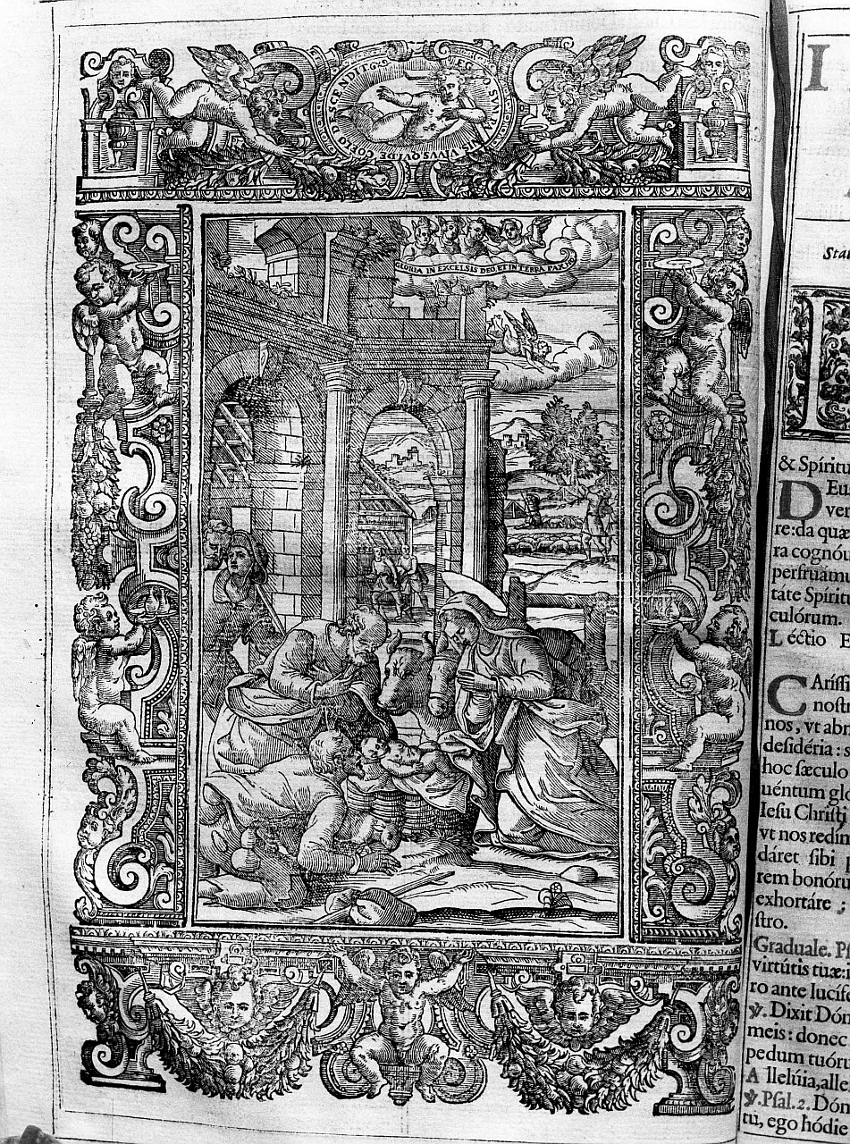 natività di Gesù (stampa) - ambito italiano (sec. XVII)