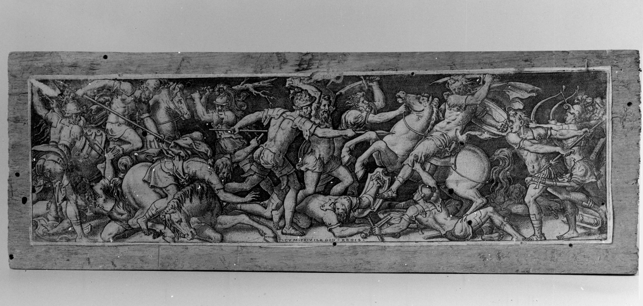 battaglia (stampa) - ambito dell'Italia centrale (metà sec. XVI)