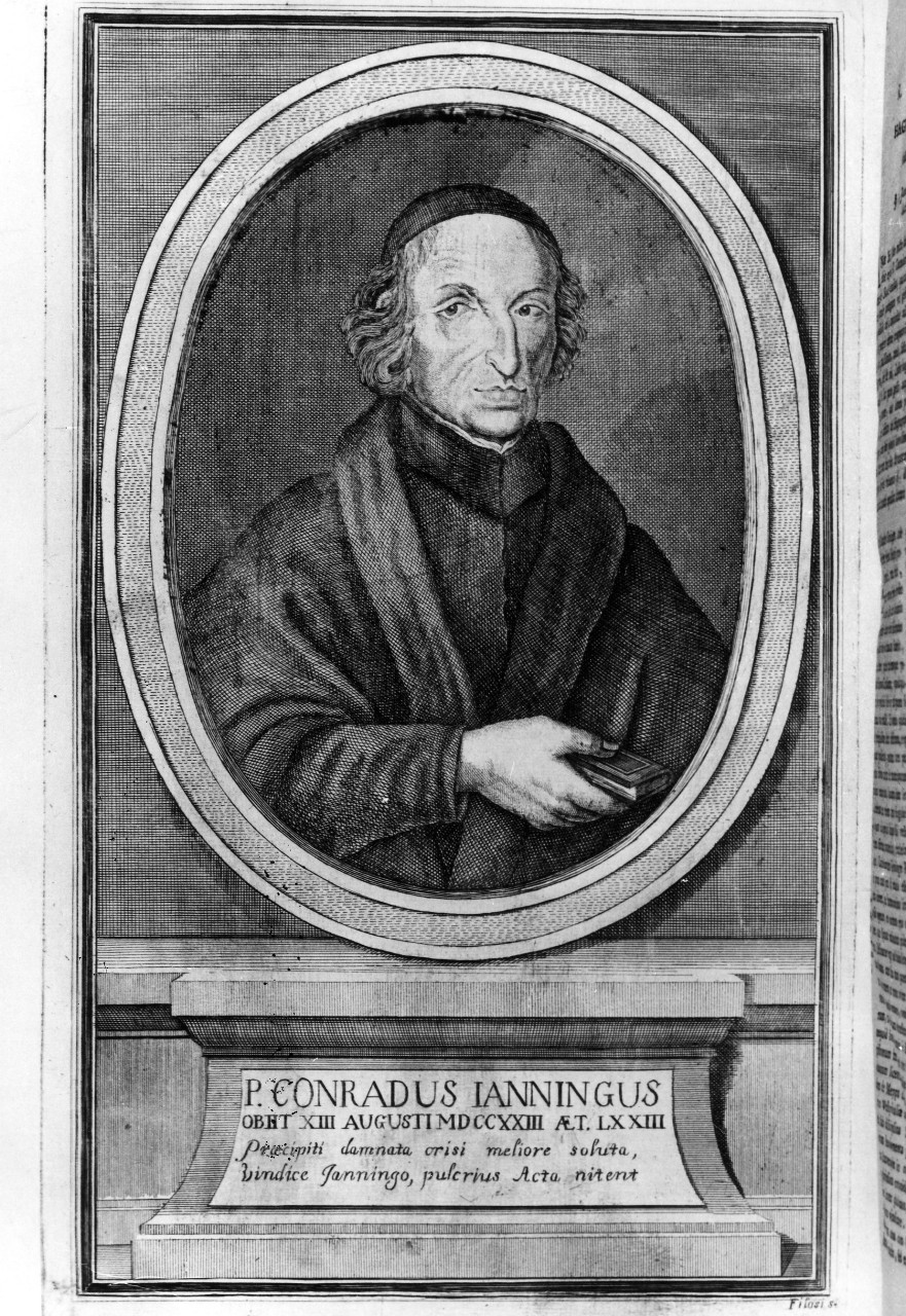 ritratto di padre Corrado Iammingo (stampa) di Orsolini Carlo, Pasquetti Fortunato (sec. XVIII)