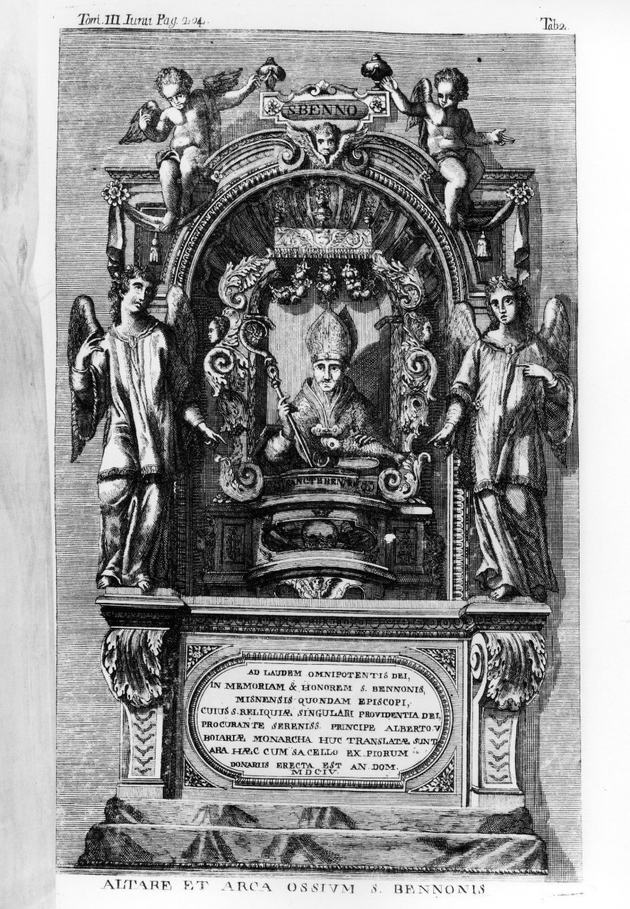 altare di San Bennone (stampa) - ambito veneziano (sec. XVIII)