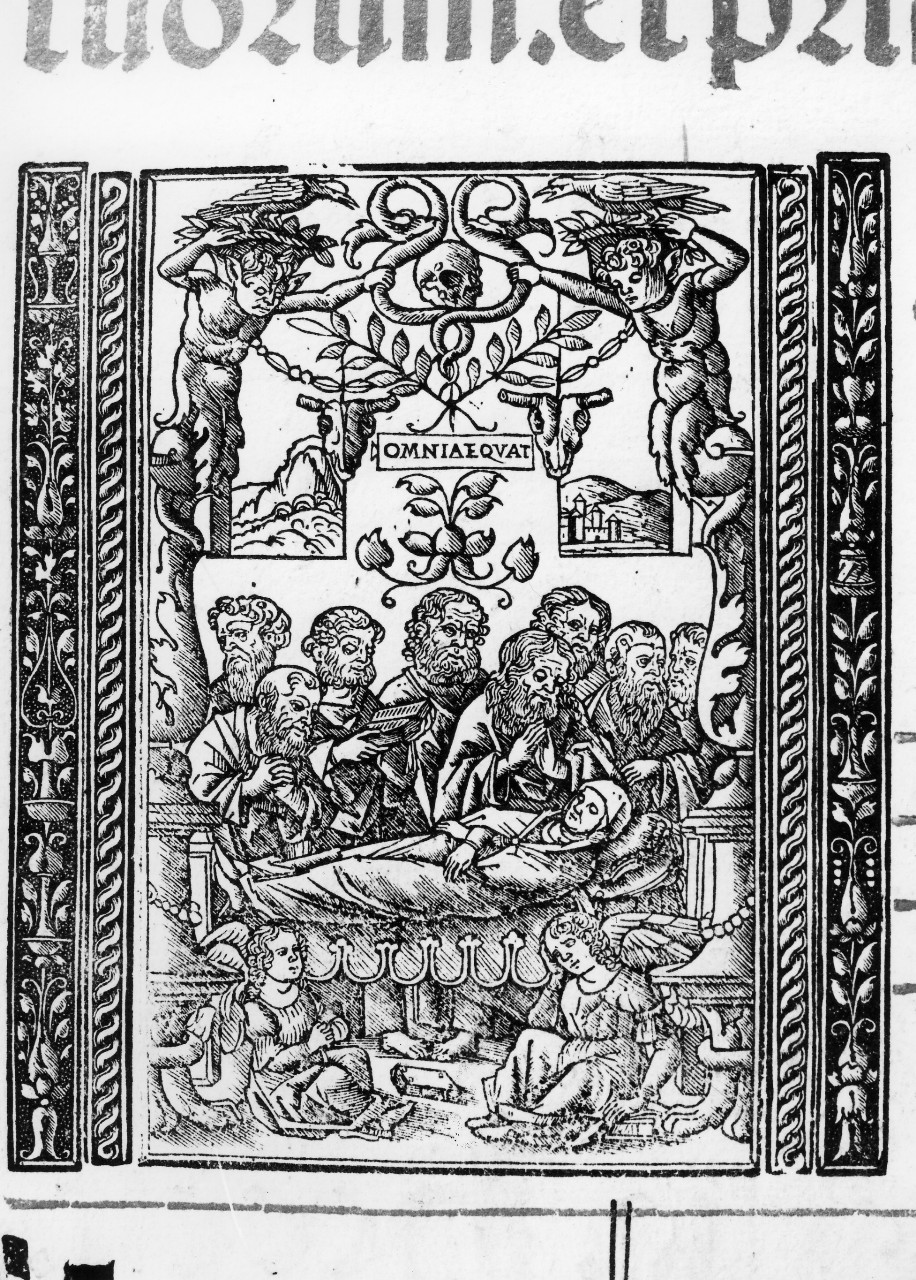 transito della Madonna (stampa) - ambito veneto (sec. XVI)