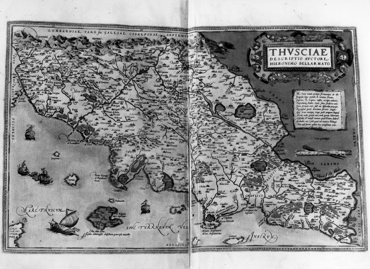 carta geografica della Russia (stampa) di Ortelio Abramo (sec. XVI)